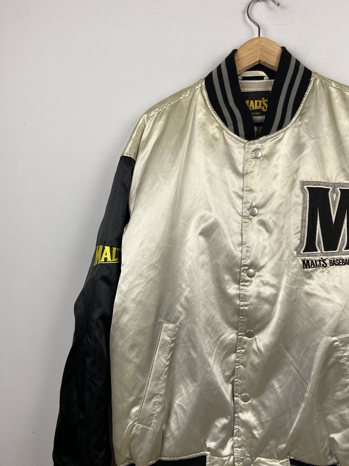Japanese Brand × Vintage Malt’s Baseball Team Santory Coffee Bombers Baseball Jackets Size US L / EU 52-54 / 3 - 3 Thumbnail