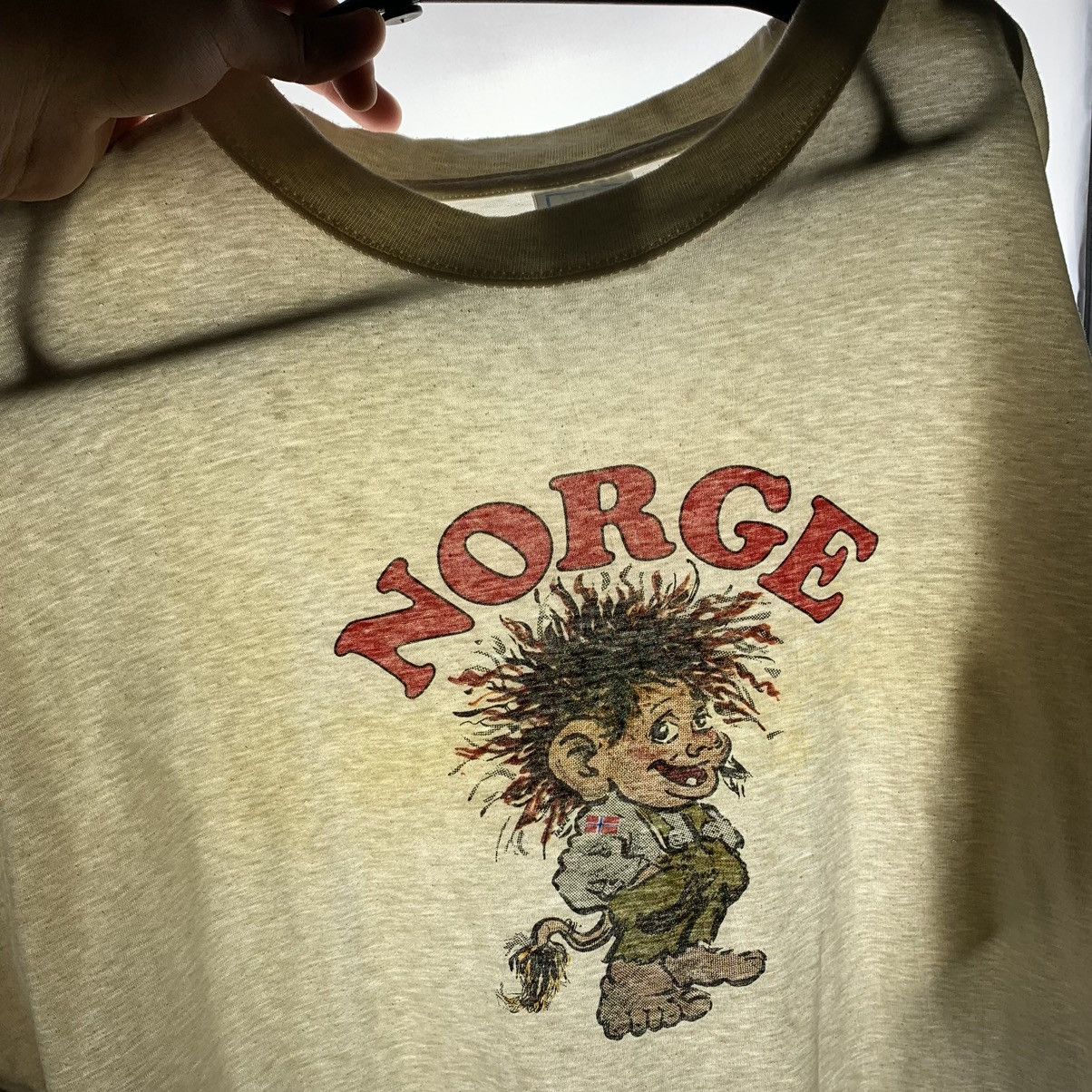 Vintage Vintage Norge Cartoon Tee 90s Size US XL / EU 56 / 4 - 10 Thumbnail