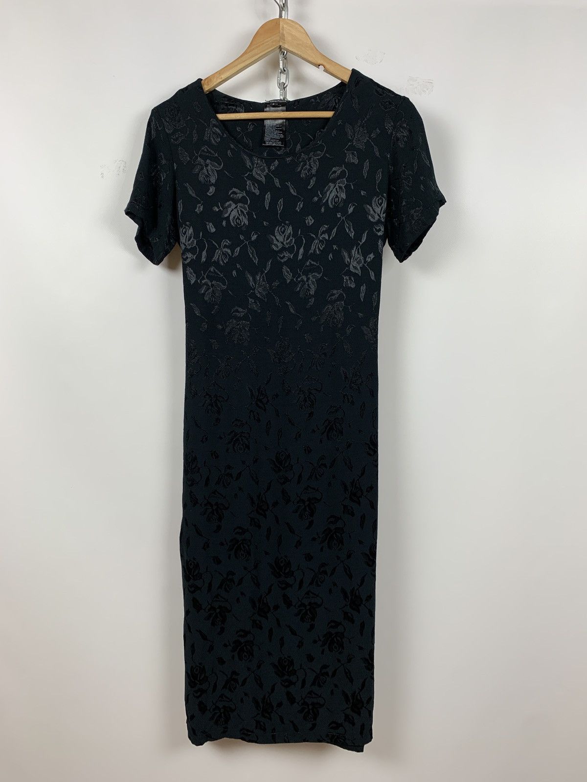 Ann Demeulemeester Ann Demeulemeester Floral Textured Cotton/Ramie Maxi Dress Size S / US 4 / IT 40 - 1 Thumbnail