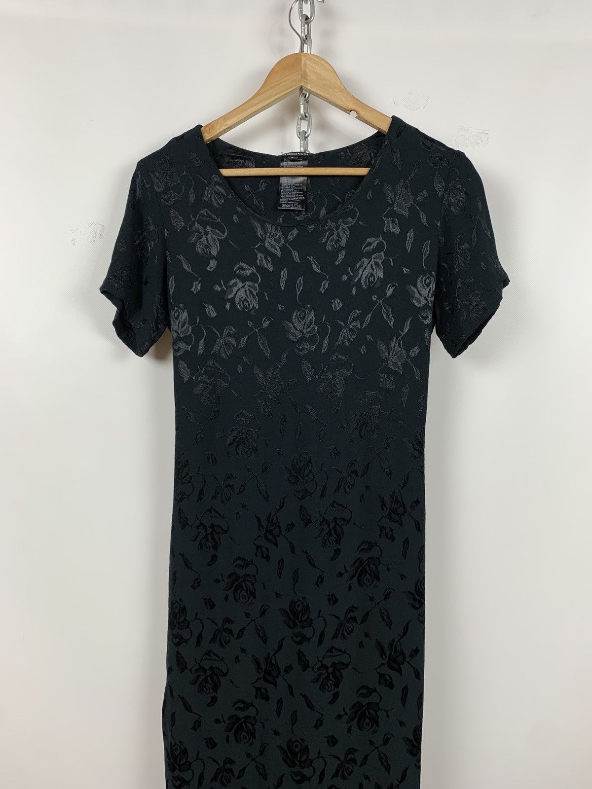 Ann Demeulemeester Ann Demeulemeester Floral Textured Cotton/Ramie Maxi Dress Size S / US 4 / IT 40 - 3 Thumbnail
