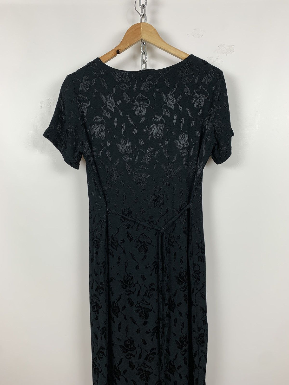Ann Demeulemeester Ann Demeulemeester Floral Textured Cotton/Ramie Maxi Dress Size S / US 4 / IT 40 - 10 Thumbnail