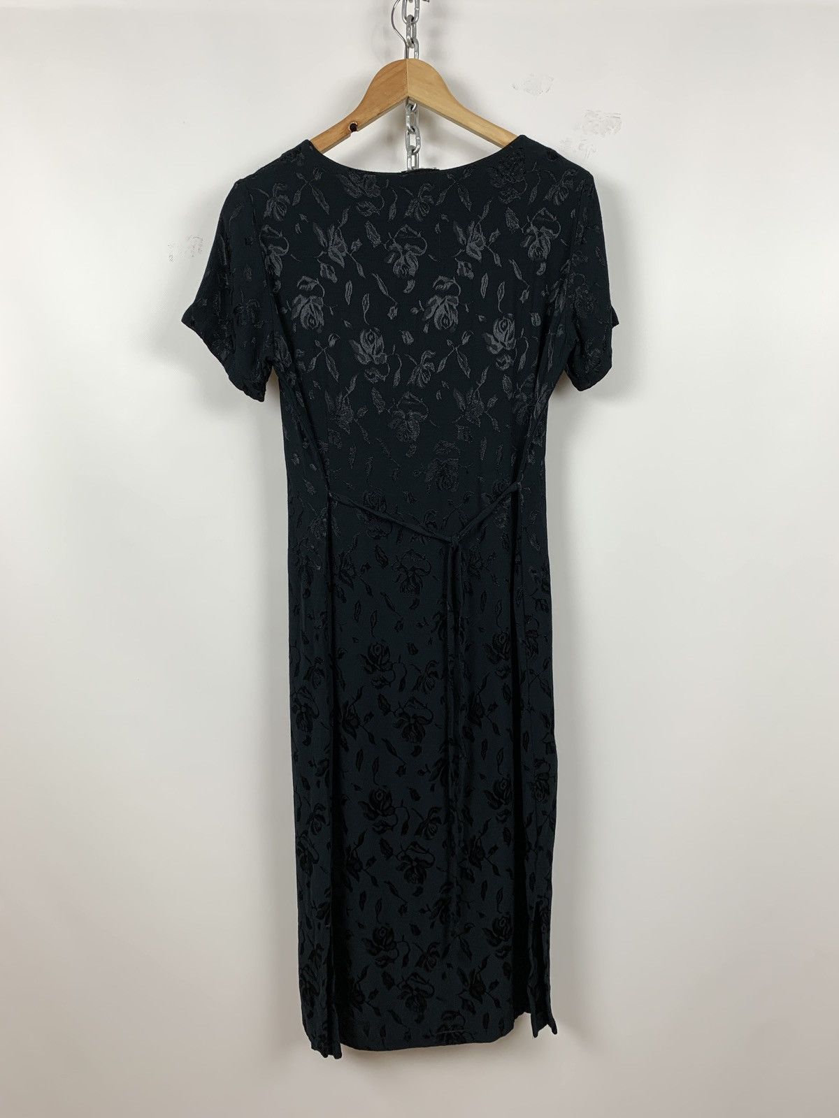 Ann Demeulemeester Ann Demeulemeester Floral Textured Cotton/Ramie Maxi Dress Size S / US 4 / IT 40 - 2 Thumbnail