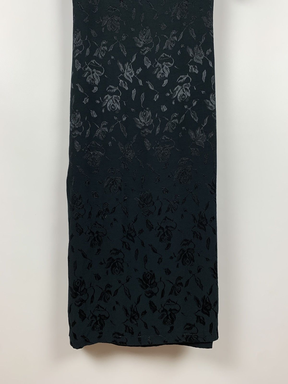 Ann Demeulemeester Ann Demeulemeester Floral Textured Cotton/Ramie Maxi Dress Size S / US 4 / IT 40 - 7 Thumbnail