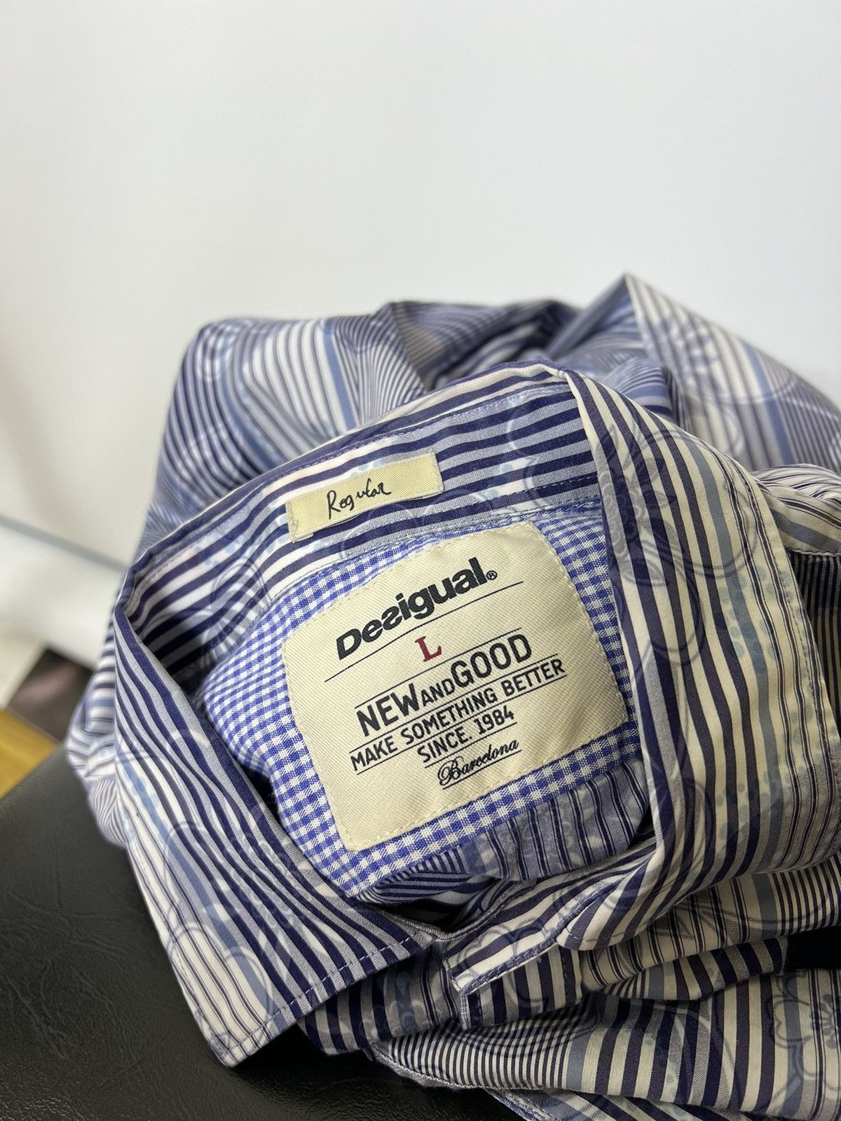Designer × Desigual Desigual men’s long sleeve shirt Size US L / EU 52-54 / 3 - 4 Thumbnail