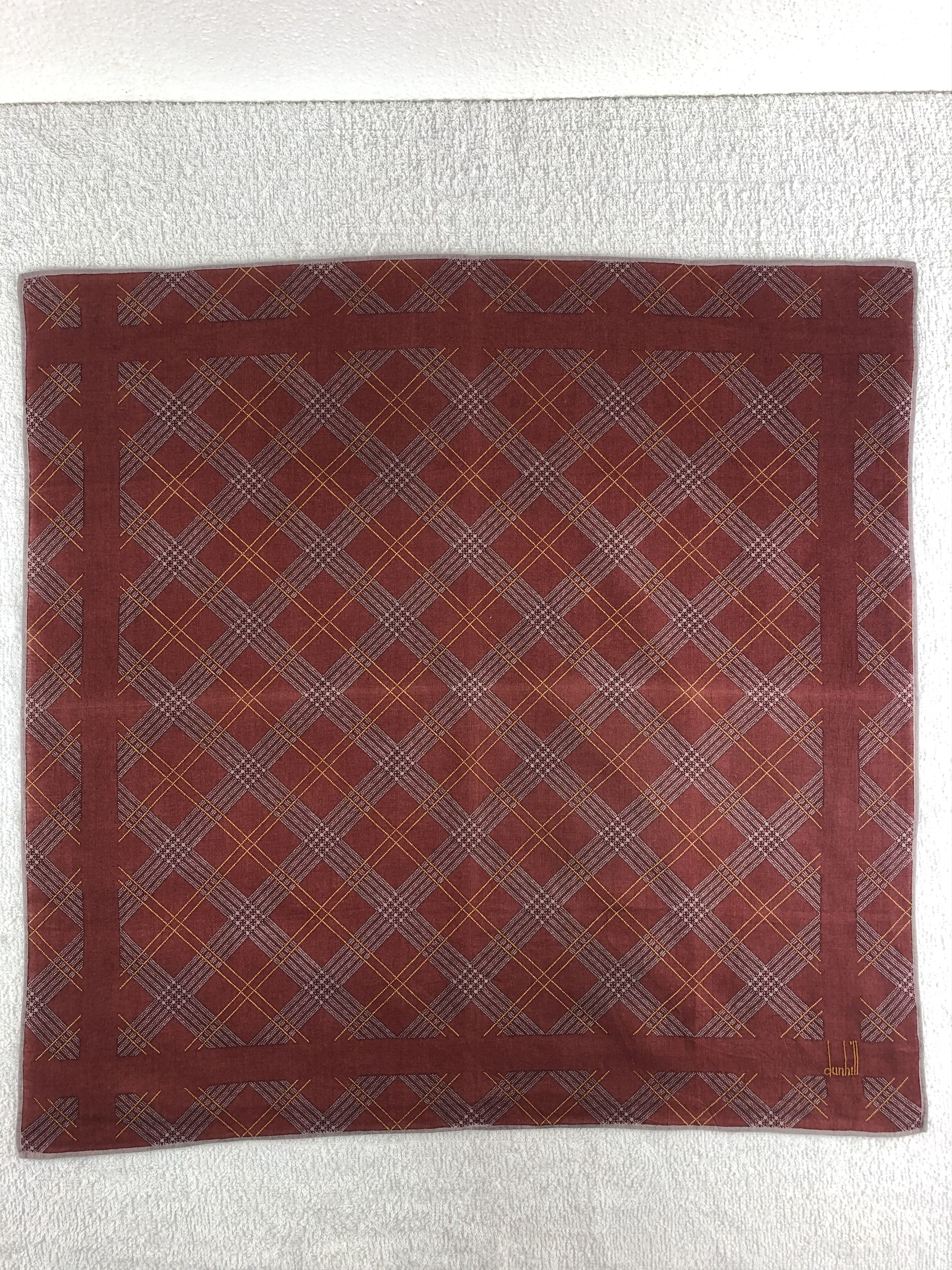 Alfred Dunhill Alfred Dunhill Handkerchief / Bandana / Neckerchief C317 Size ONE SIZE - 3 Thumbnail