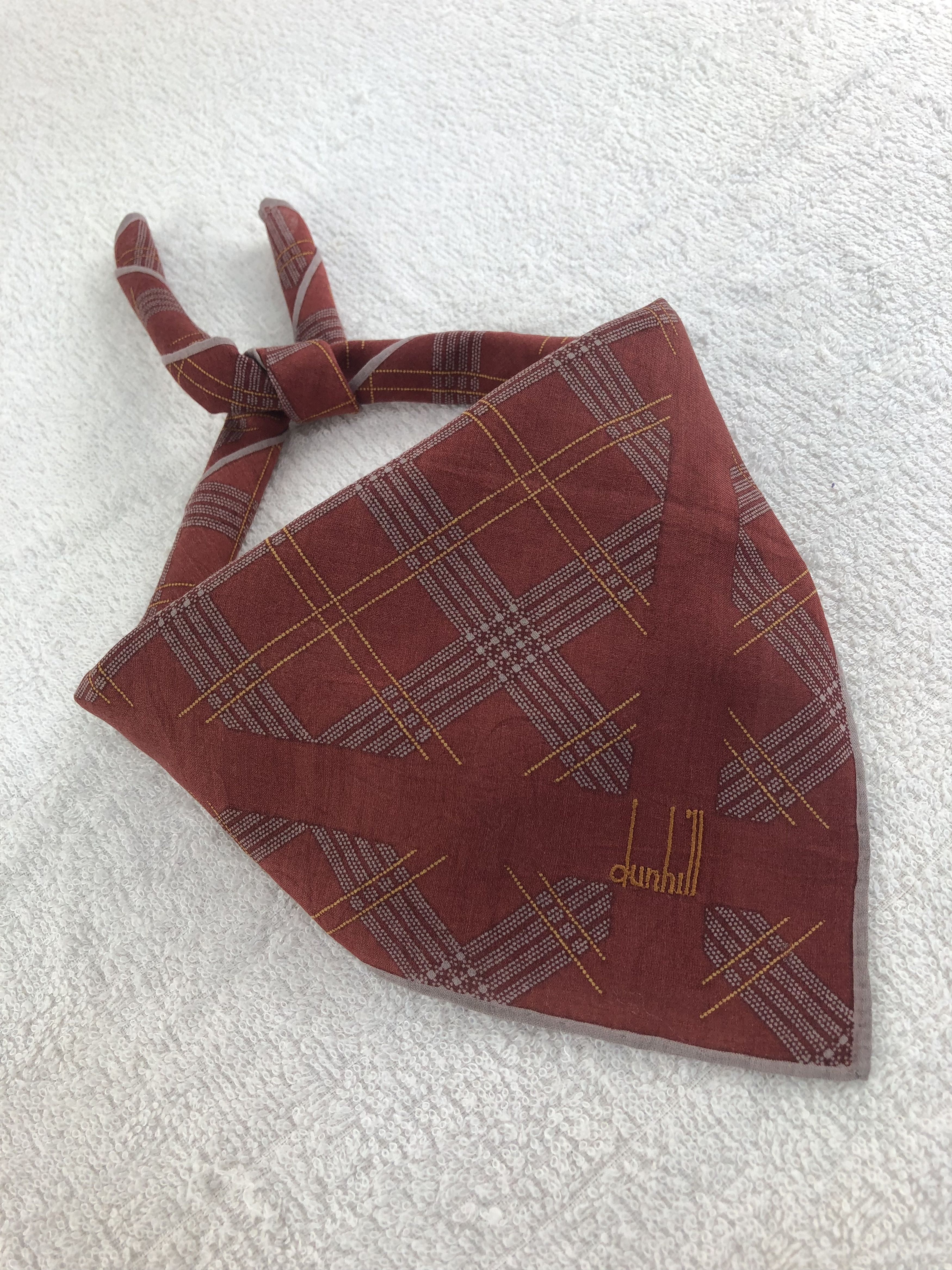 Alfred Dunhill Alfred Dunhill Handkerchief / Bandana / Neckerchief C317 Size ONE SIZE - 2 Thumbnail