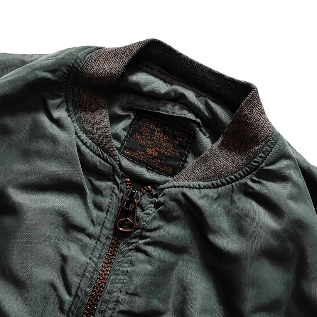 Alpha Industries Vintage Alpha Industries US Air Force MA 1 Bomber Jacket Size US M / EU 48-50 / 2 - 4 Thumbnail