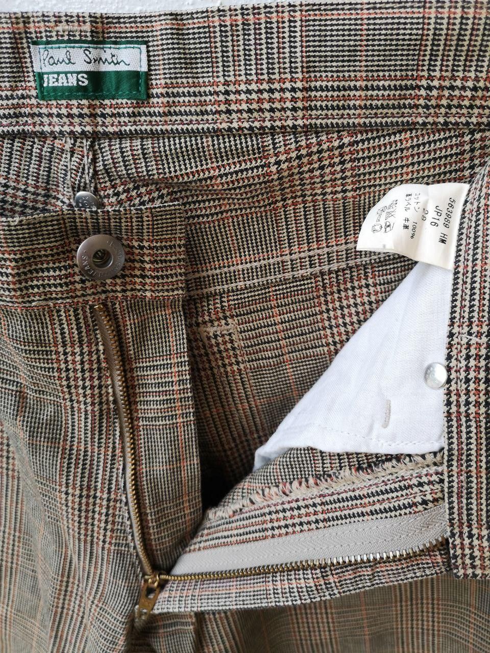 Designer × Paul Smith Vintage Paul Smith Jeans Tartan Check Jeans Size US 30 / EU 46 - 3 Thumbnail