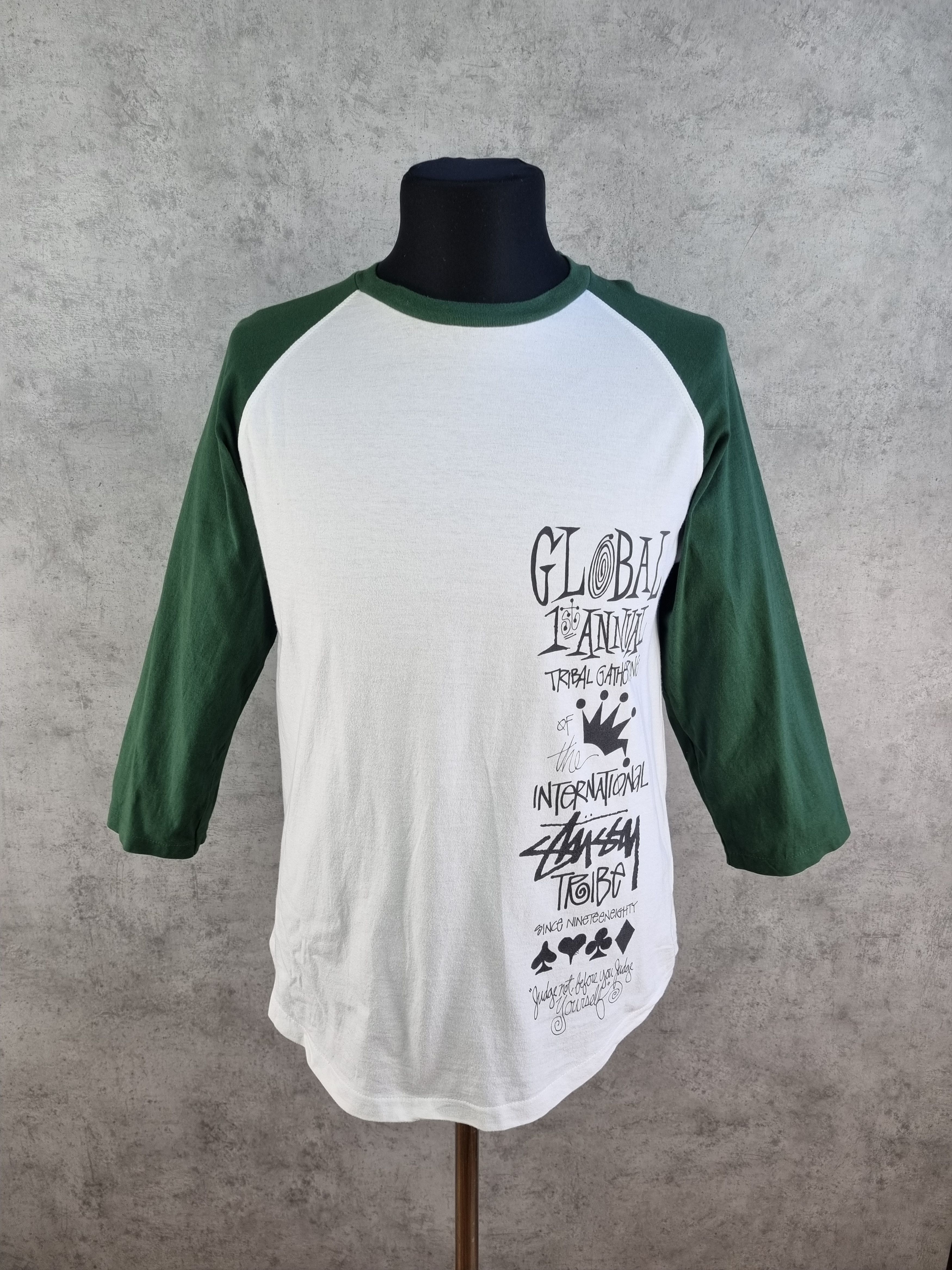 Stussy Rare Stussy TRIBE 3/4 sleeve baseball jersey Size US M / EU 48-50 / 2 - 4 Thumbnail