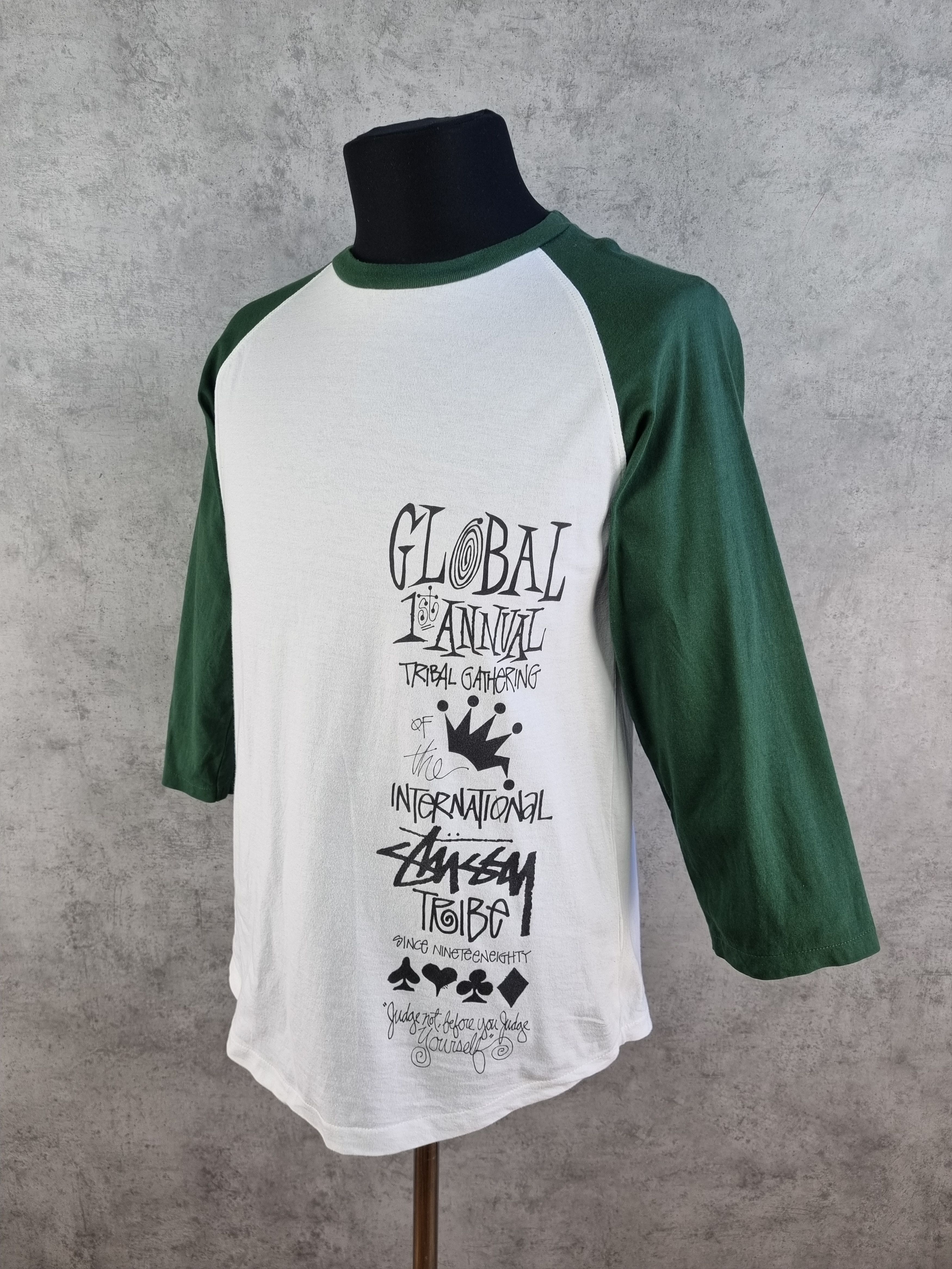 Stussy Rare Stussy TRIBE 3/4 sleeve baseball jersey Size US M / EU 48-50 / 2 - 1 Thumbnail