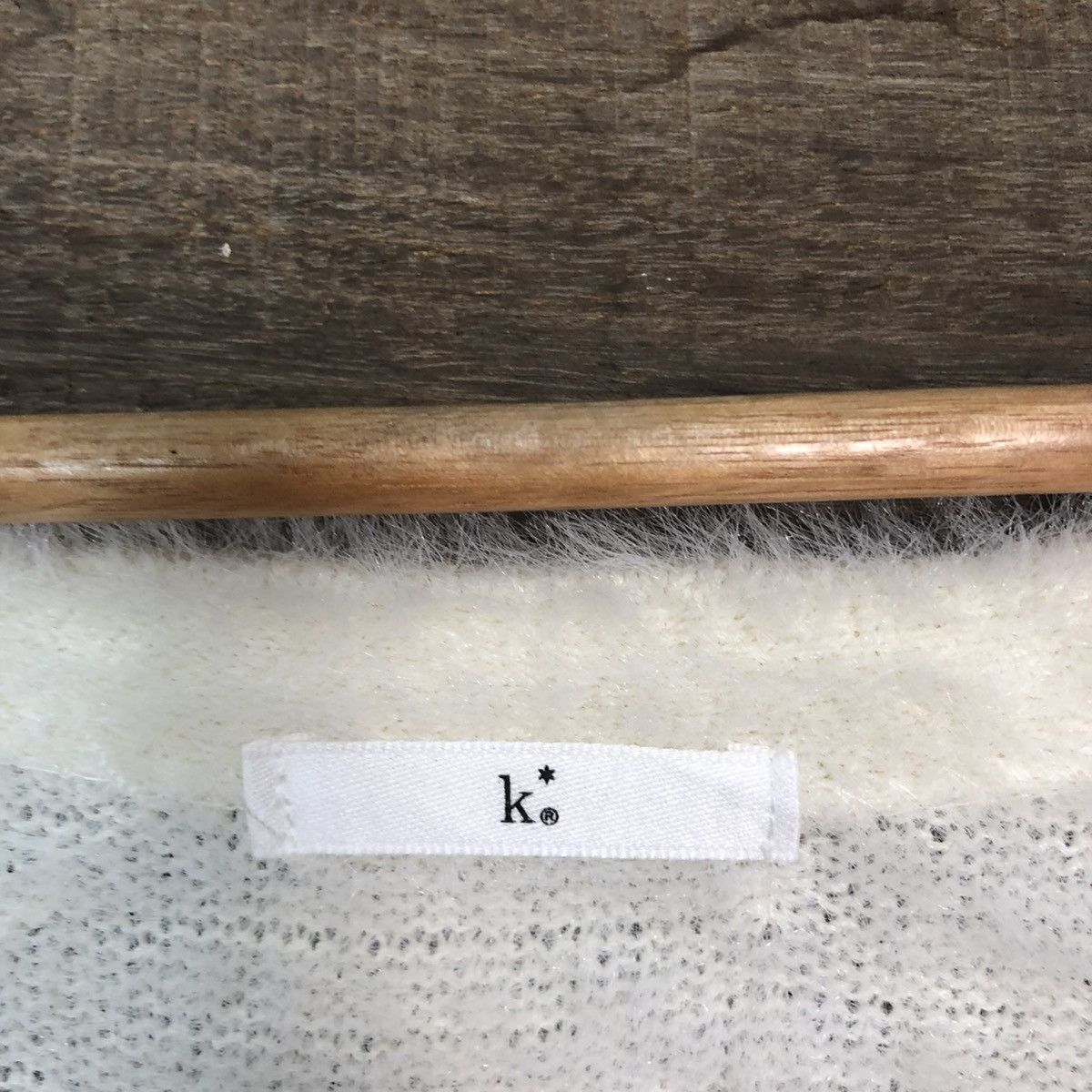 Homespun Knitwear × Japanese Brand Japan White Mohair soft Fur Shag Shaggy Knitwear #c1031 Size US M / EU 48-50 / 2 - 10 Thumbnail