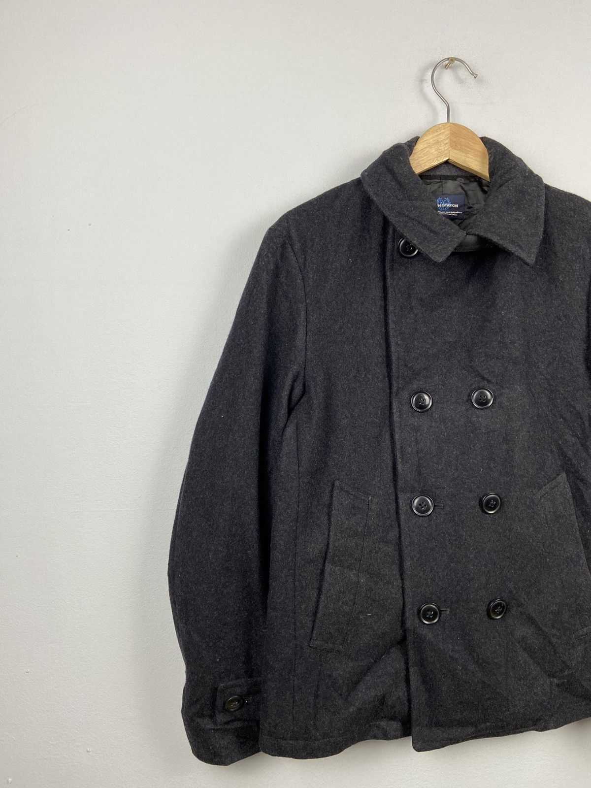 Japanese Brand × Other × Union LA Union Station Japanese Brand Wool Peacoat Jackets Size M / US 6-8 / IT 42-44 - 3 Thumbnail