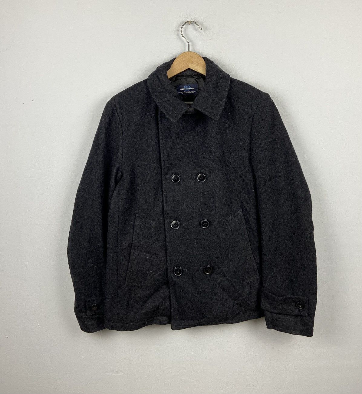 Japanese Brand × Other × Union LA Union Station Japanese Brand Wool Peacoat Jackets Size M / US 6-8 / IT 42-44 - 1 Thumbnail