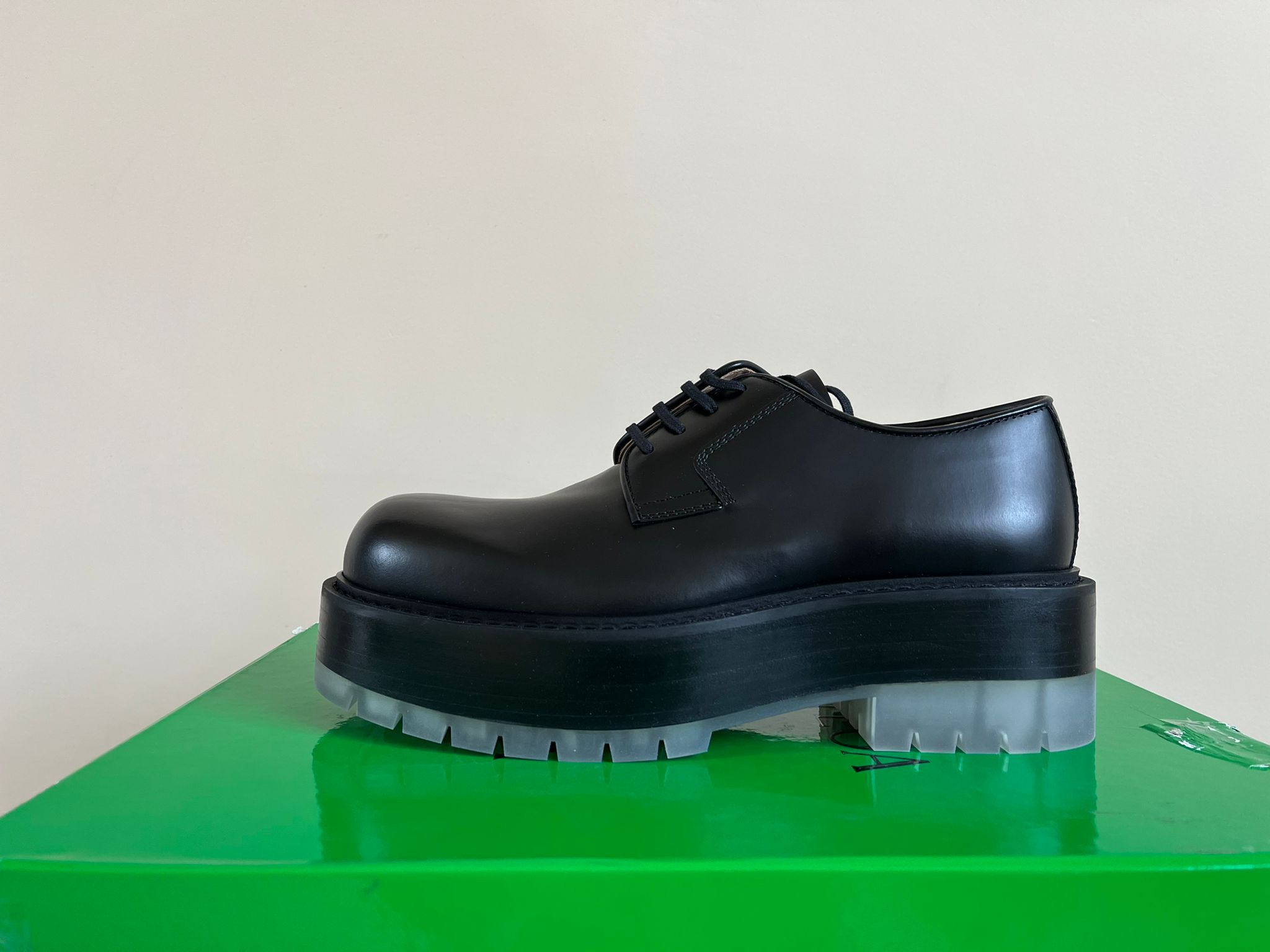 Bottega Veneta Stilt Derby Shoes in Black color Size US 10.5 / EU 43-44 - 4 Thumbnail
