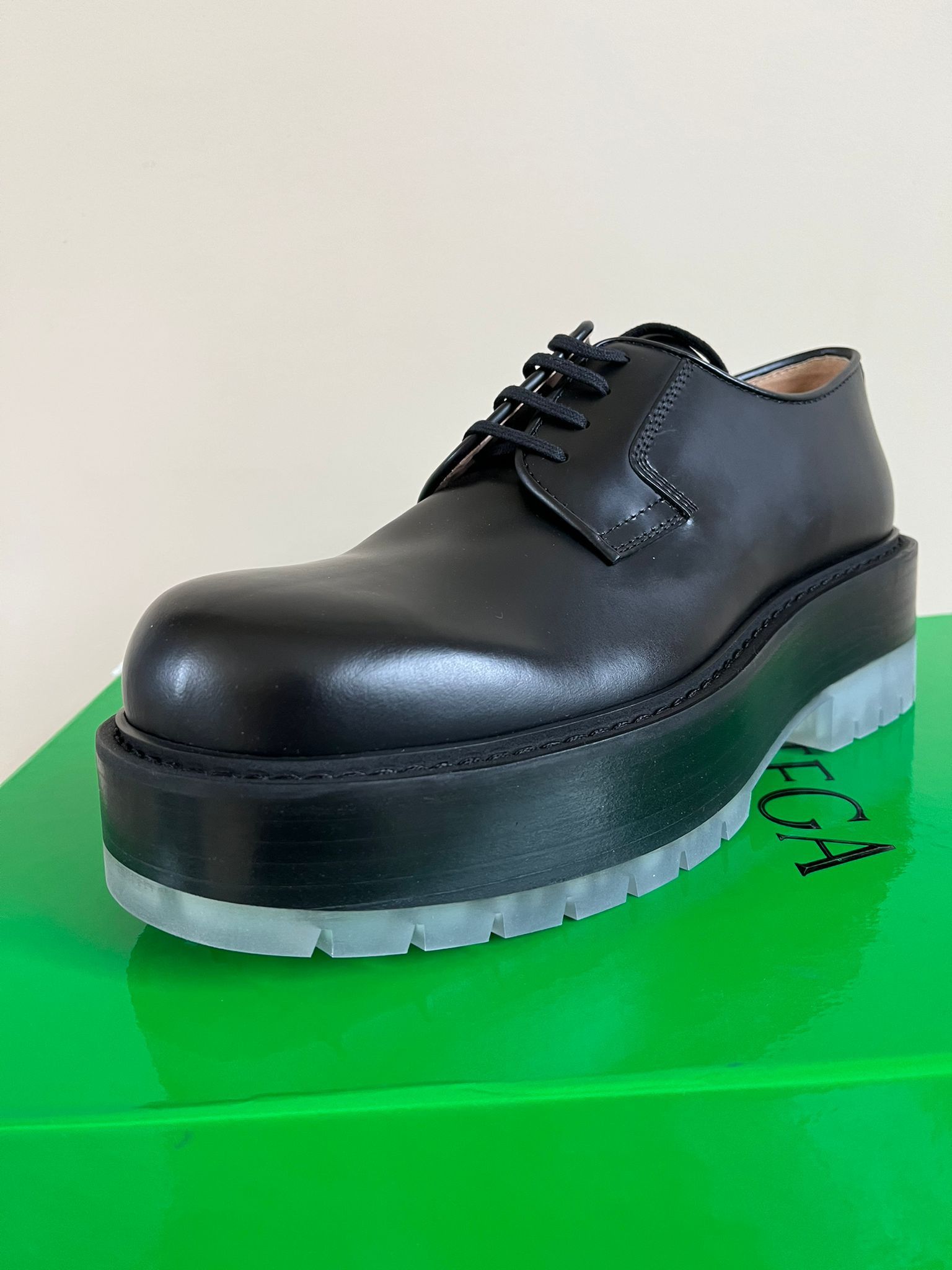 Bottega Veneta Stilt Derby Shoes in Black color Size US 10.5 / EU 43-44 - 7 Thumbnail