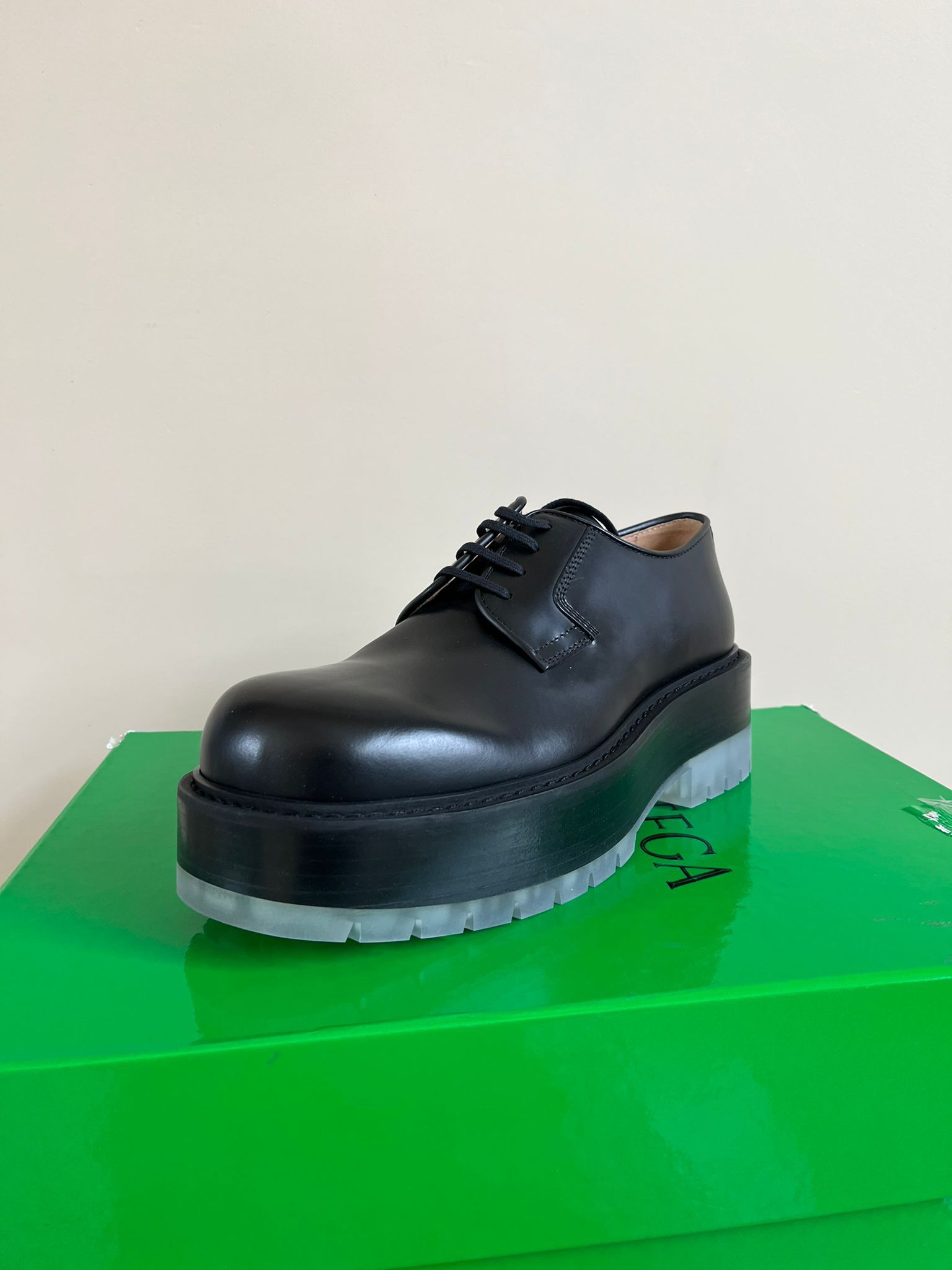Bottega Veneta Stilt Derby Shoes in Black color Size US 10.5 / EU 43-44 - 3 Thumbnail