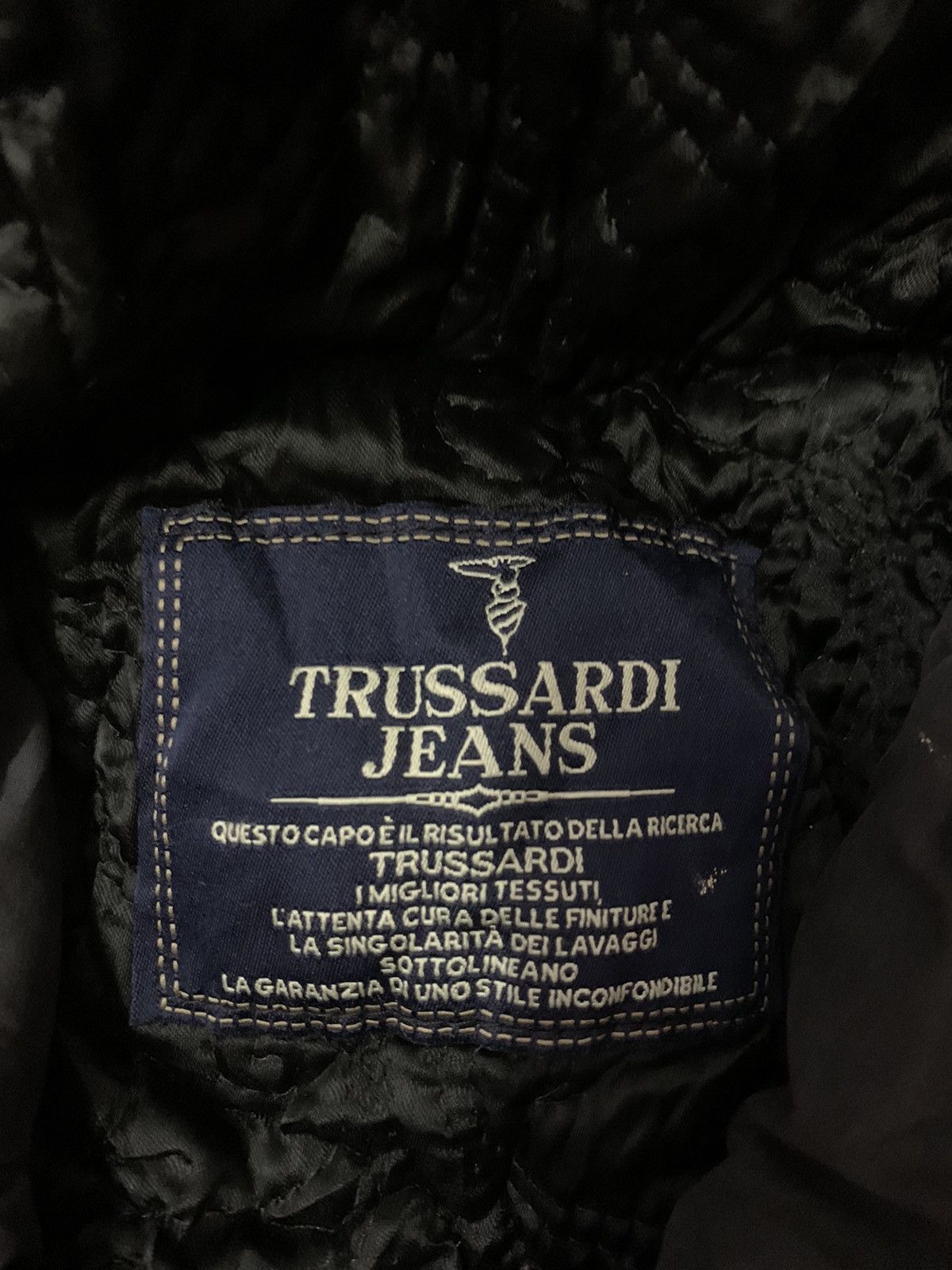 Trussardi × Vintage Trussardi Jeans Zipper Jacket Size US M / EU 48-50 / 2 - 6 Thumbnail