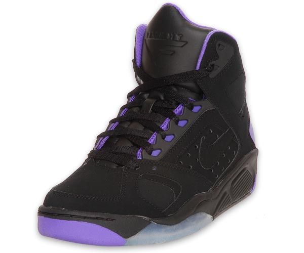 Nike Nike Air Flight Lite High - Black / Purple | Grailed