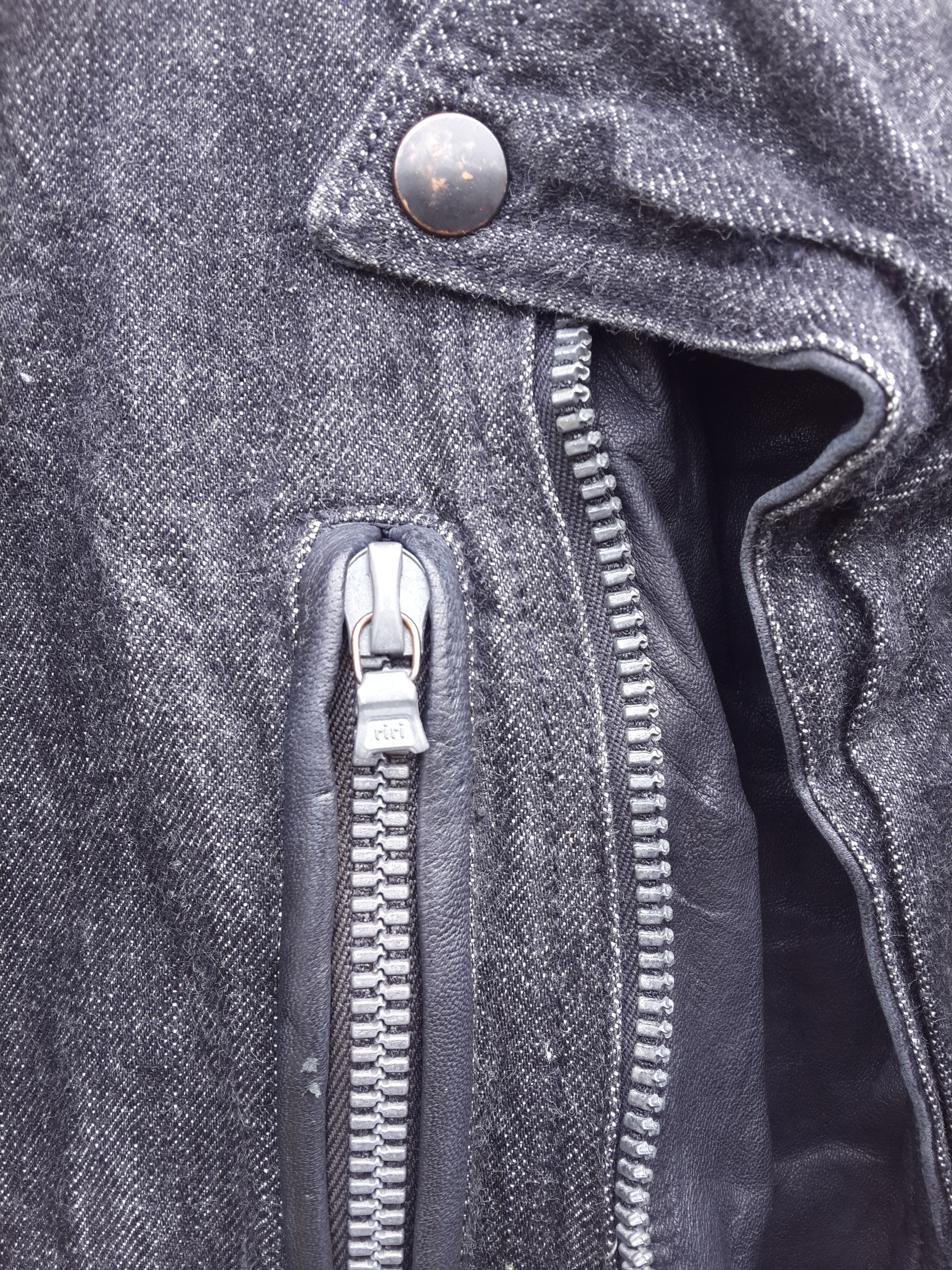 Full Count & Co. FULLCOUNT X EPILOGUE CHANT Double Collar Bikers Jacket Size US M / EU 48-50 / 2 - 7 Thumbnail