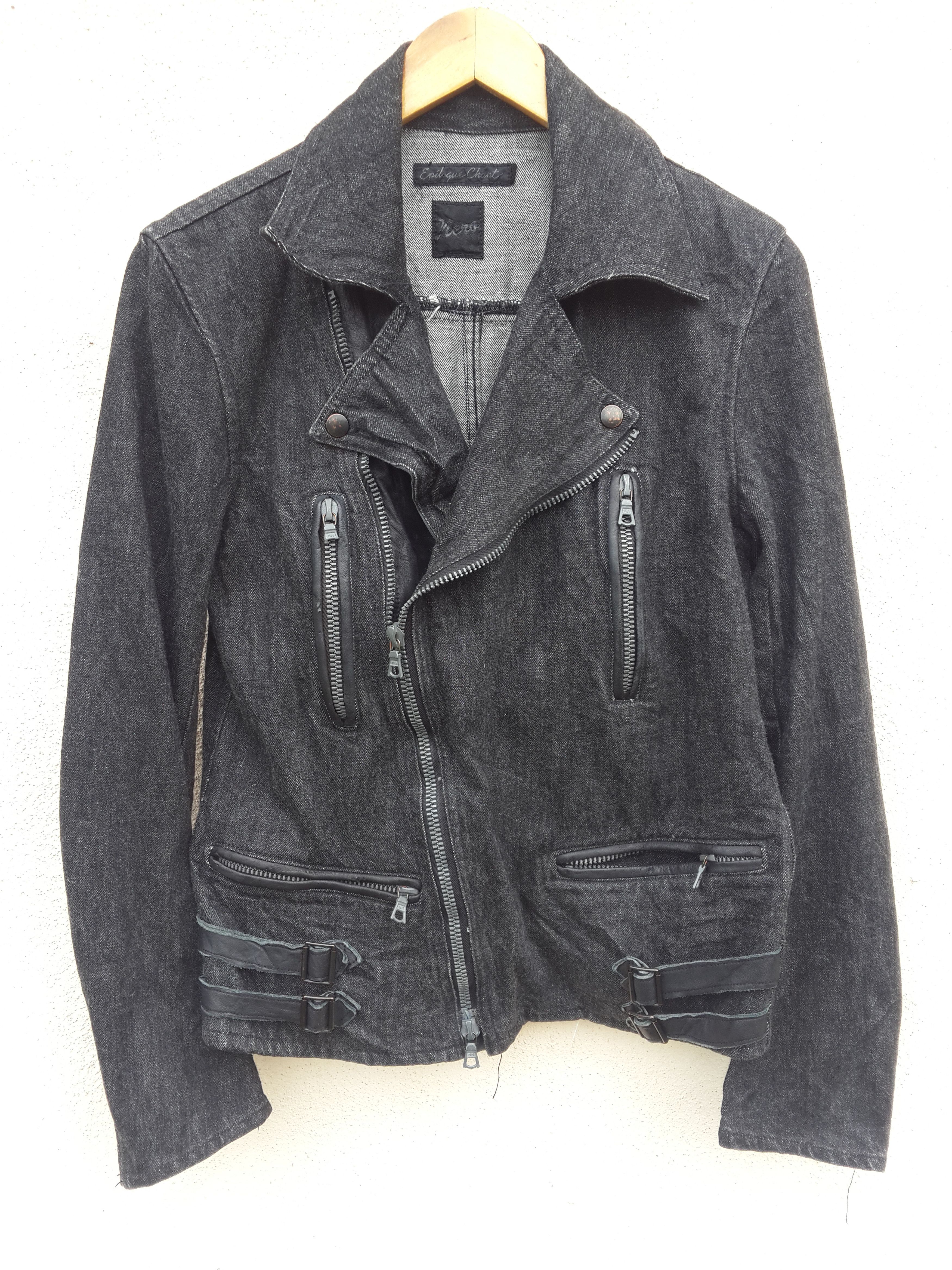 Full Count & Co. FULLCOUNT X EPILOGUE CHANT Double Collar Bikers Jacket Size US M / EU 48-50 / 2 - 2 Thumbnail
