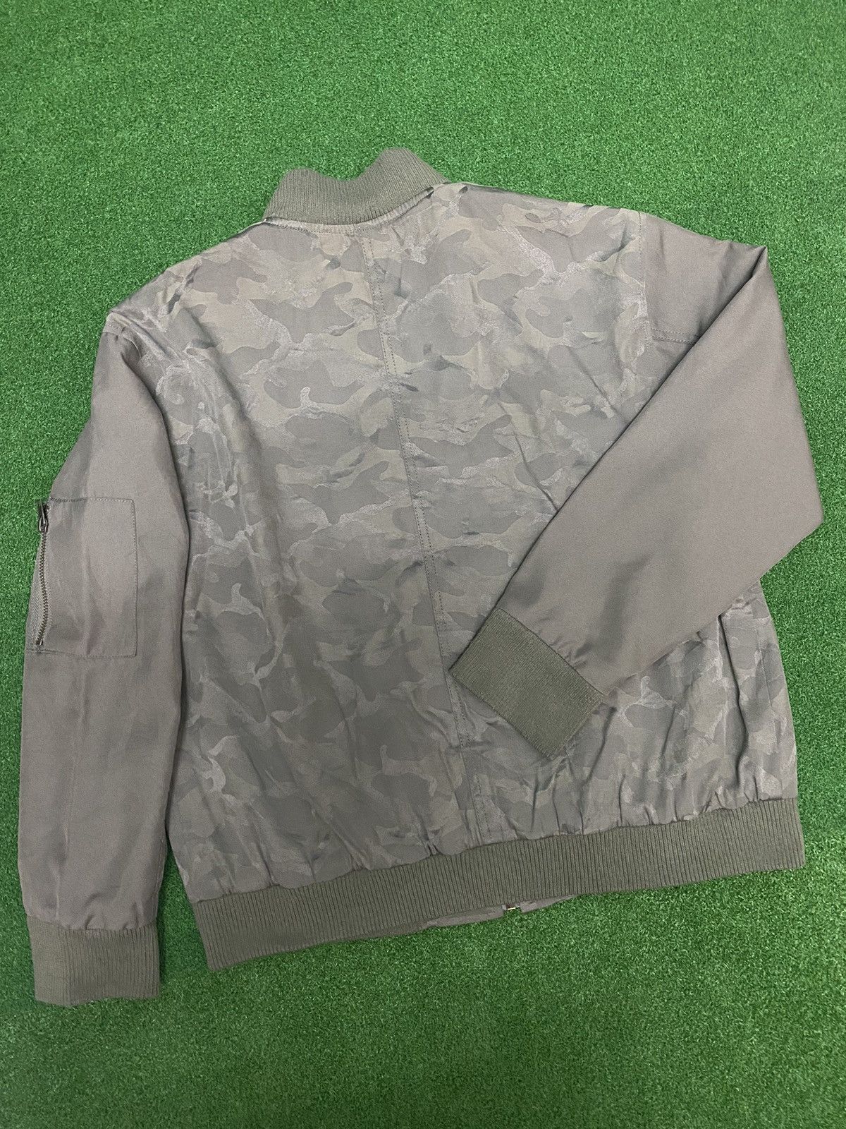 Vintage HK WORKS LONDON CAMO BOMBER JACKET Size US L / EU 52-54 / 3 - 7 Thumbnail
