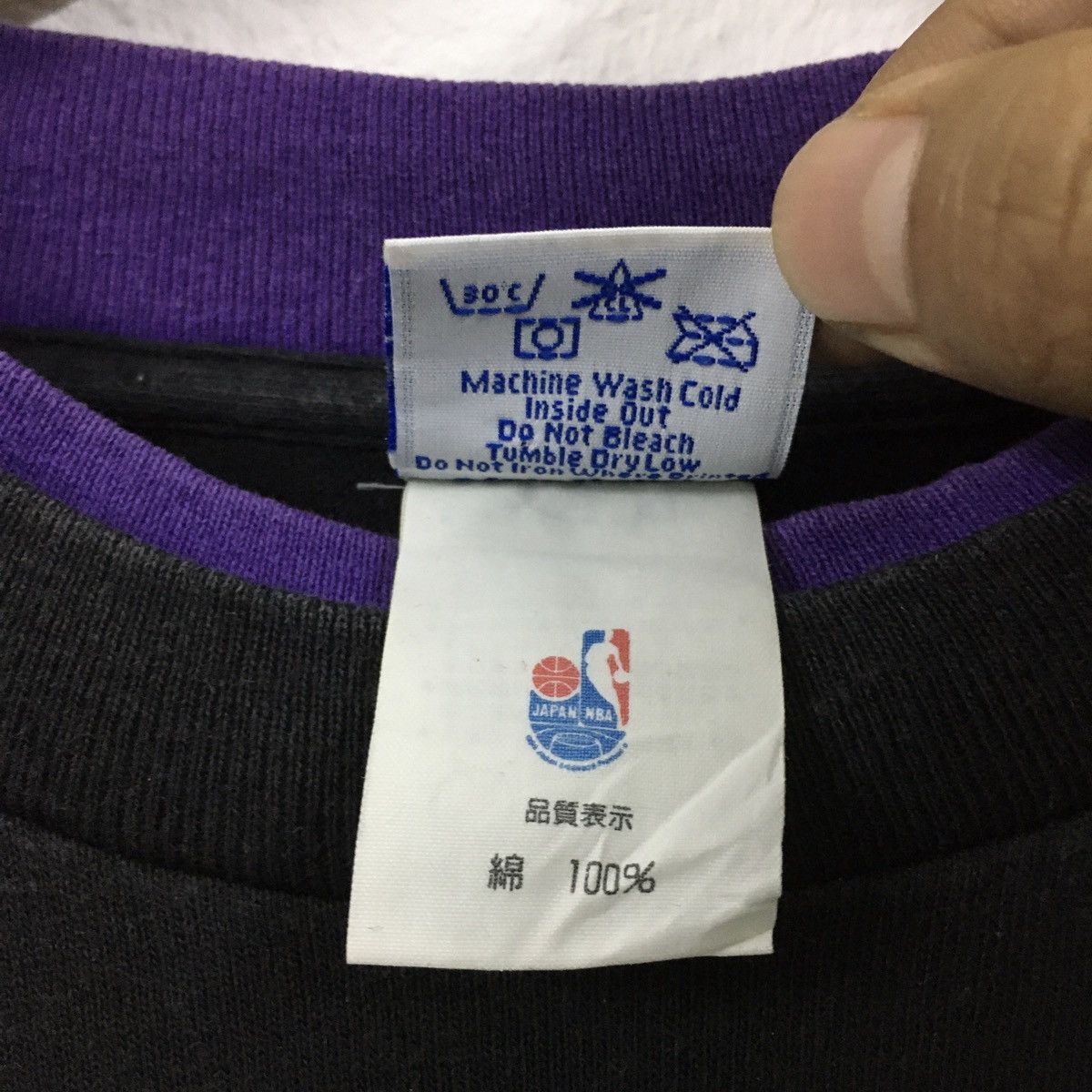 NBA × Salem Sportswear × Vintage Rare Vintage 1992 Jazz Utah NBA By Salem Sportwear Tshirt Size US M / EU 48-50 / 2 - 5 Thumbnail