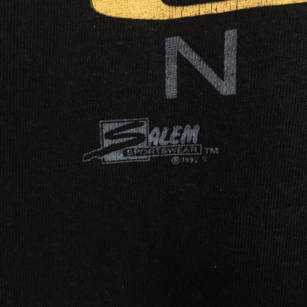NBA × Salem Sportswear × Vintage Rare Vintage 1992 Jazz Utah NBA By Salem Sportwear Tshirt Size US M / EU 48-50 / 2 - 7 Thumbnail