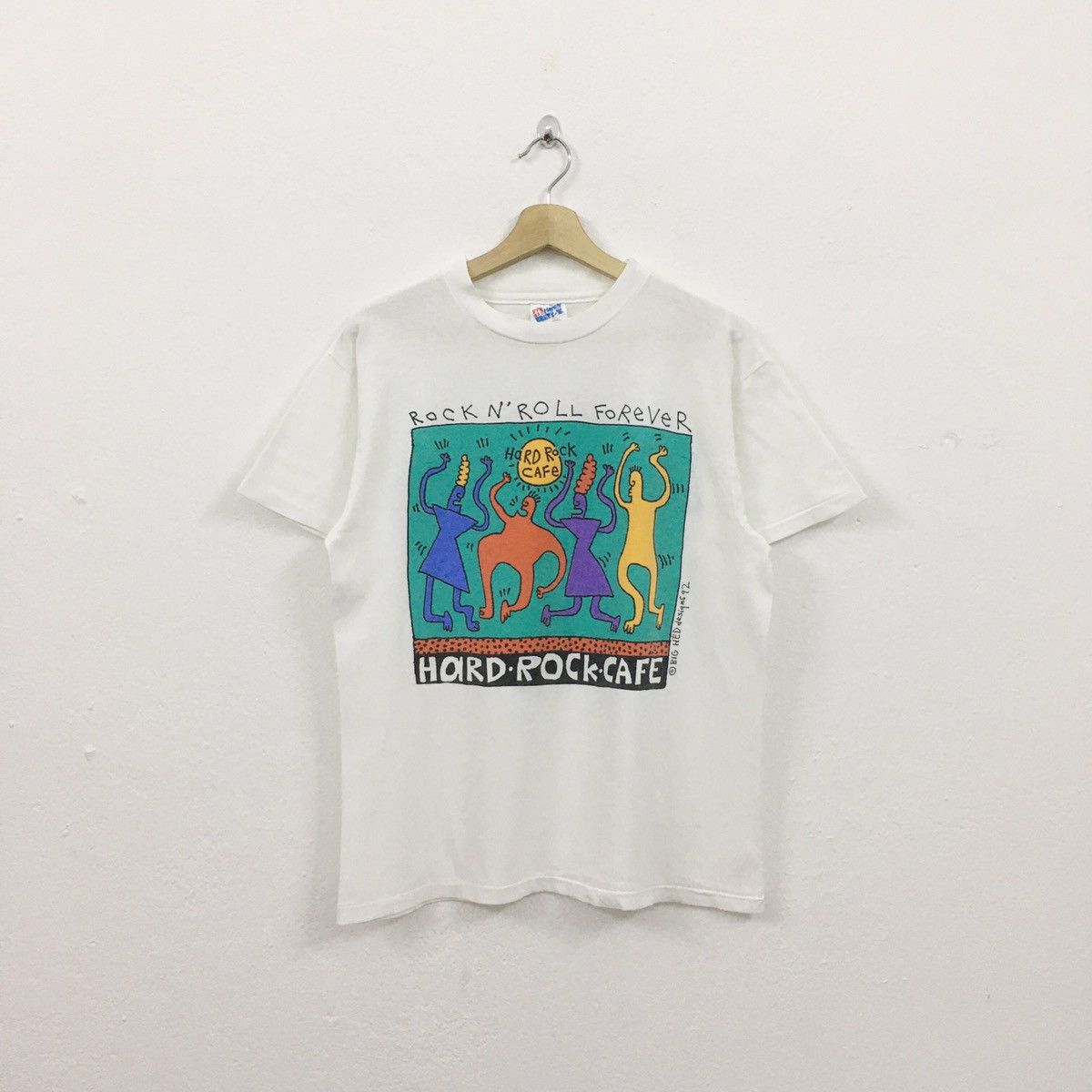 Hard Rock Cafe × Keith Haring × Vintage Rare Vintage 1992 Keith Haring x Hard Rock Cafe San Diego Size US M / EU 48-50 / 2 - 1 Thumbnail