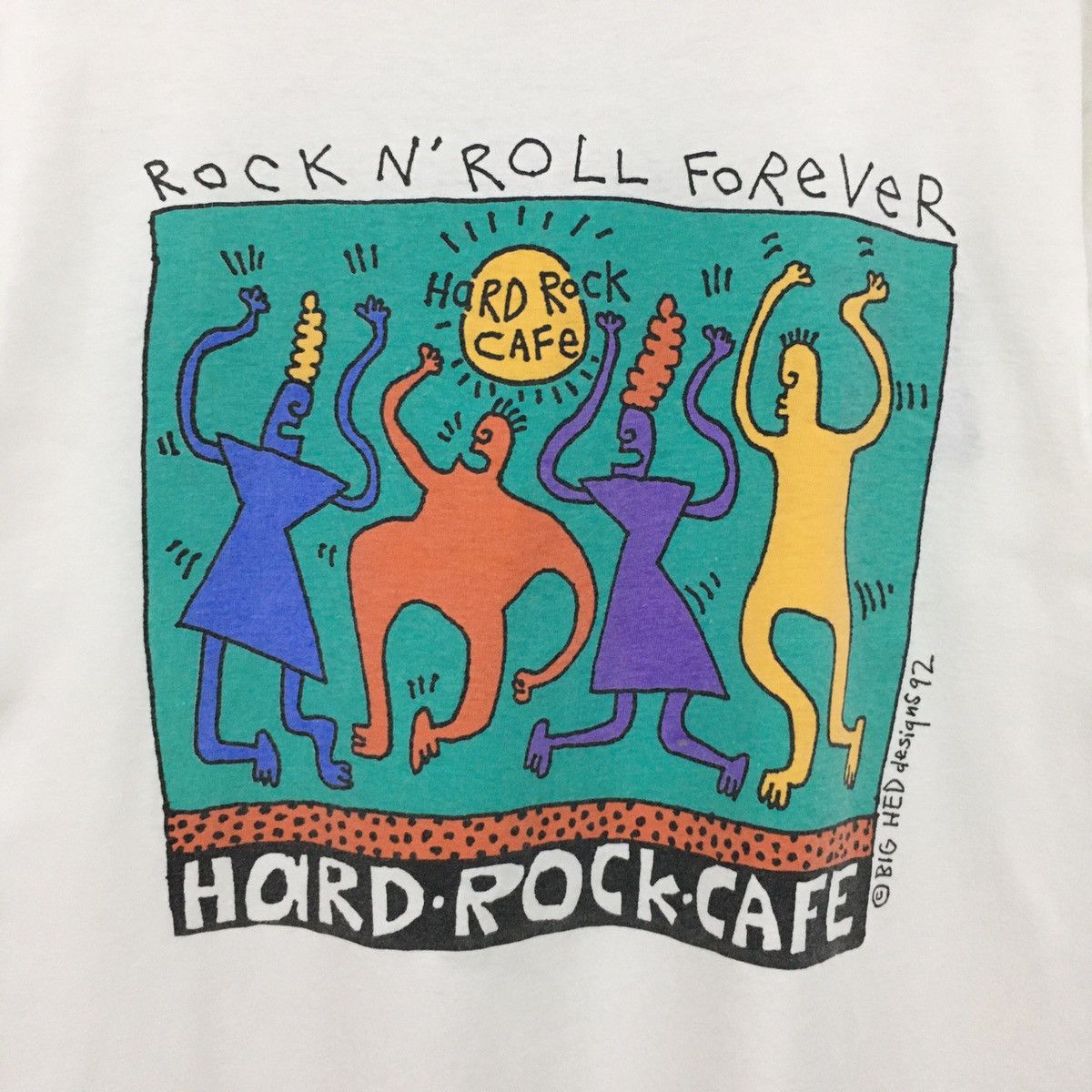 Hard Rock Cafe × Keith Haring × Vintage Rare Vintage 1992 Keith Haring x Hard Rock Cafe San Diego Size US M / EU 48-50 / 2 - 11 Thumbnail