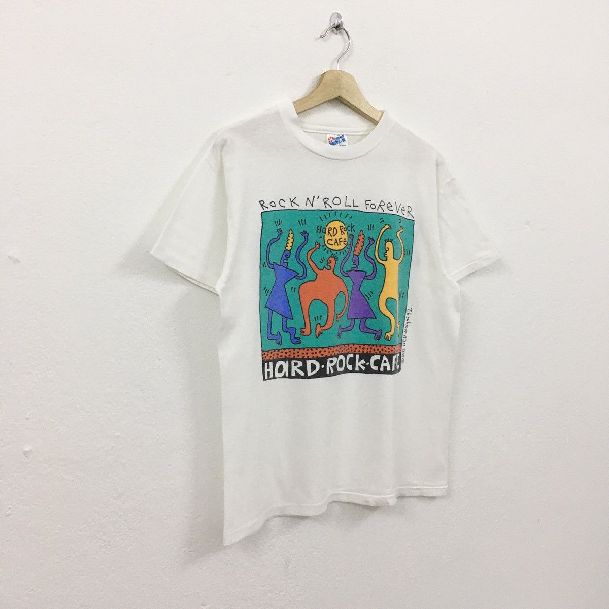 Hard Rock Cafe × Keith Haring × Vintage Rare Vintage 1992 Keith Haring x Hard Rock Cafe San Diego Size US M / EU 48-50 / 2 - 9 Thumbnail