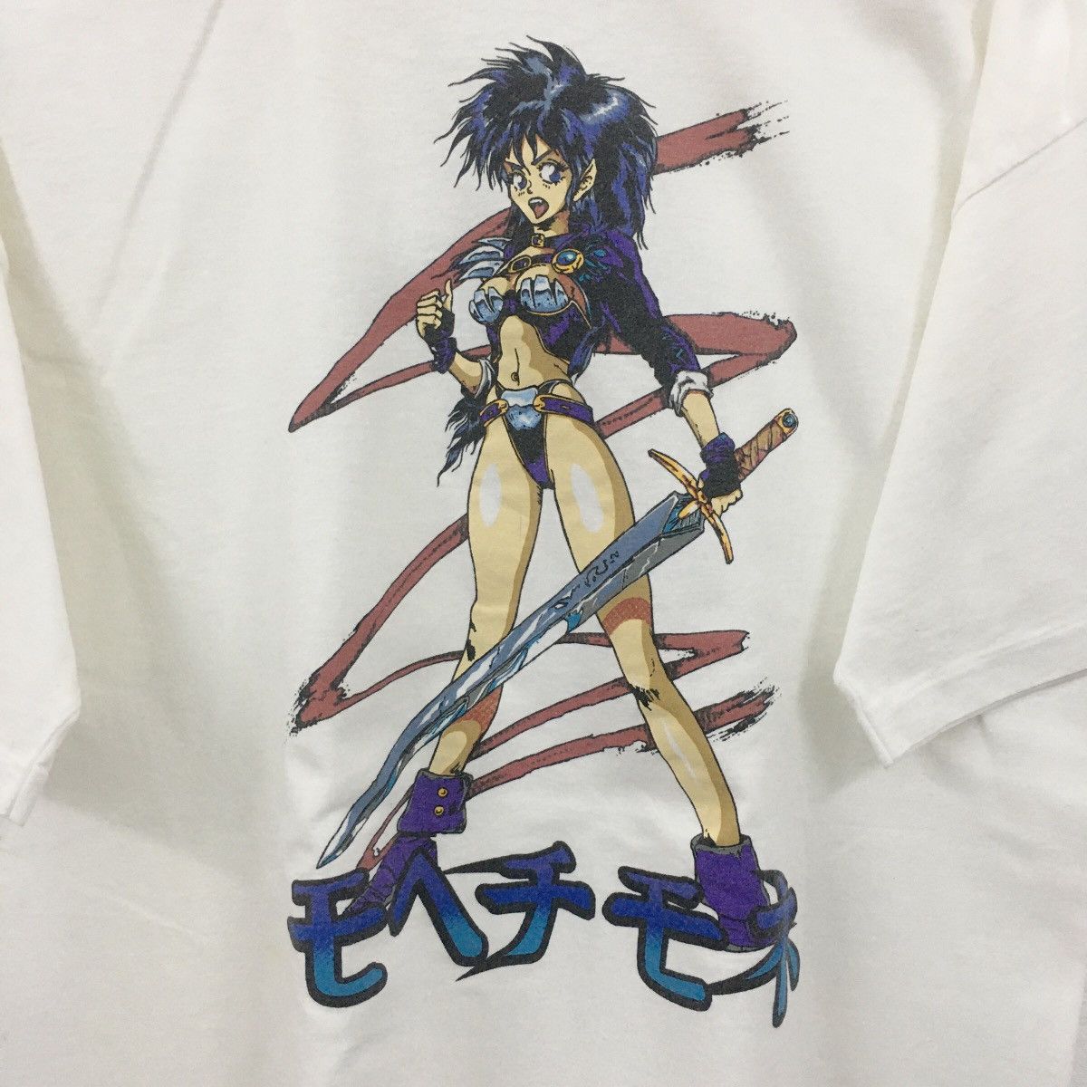 Anime Vintage 90s Mohechimone TShirt Hook Ups Plastik Anime Tee Size US L / EU 52-54 / 3 - 5 Thumbnail