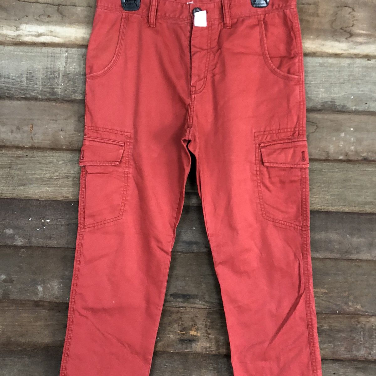 Gap Red Multipocket Tactical Cargo Pants #4385
