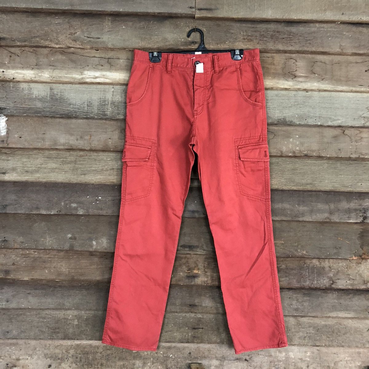 Gap Red Multipocket Tactical Cargo Pants #4385