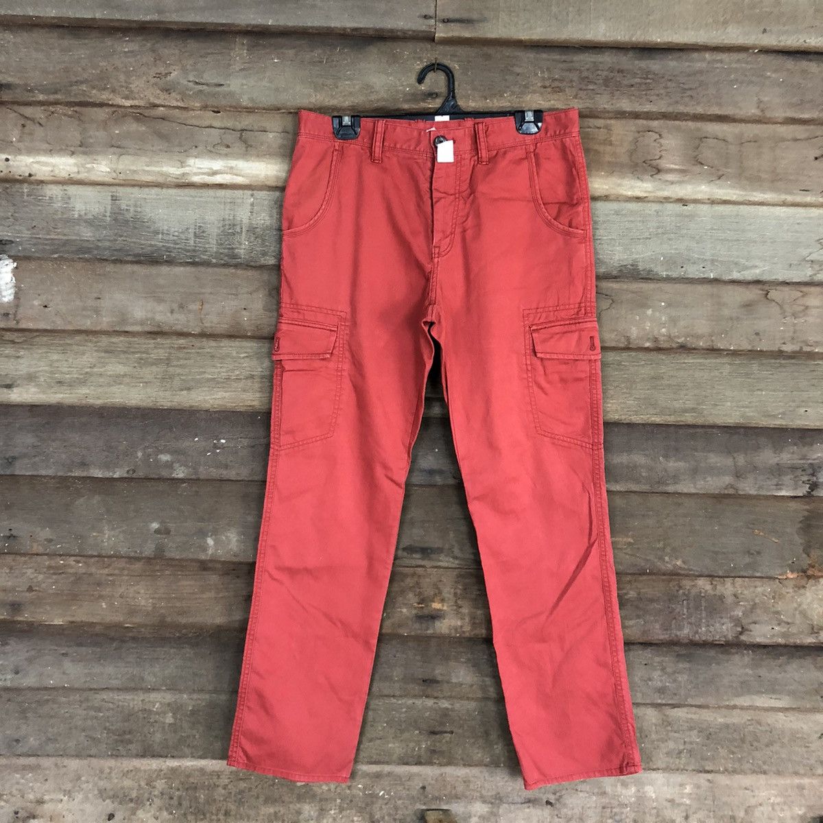 image of Gap Red Multipocket Tactical Cargo Pants 4385, Men's (Size 30)