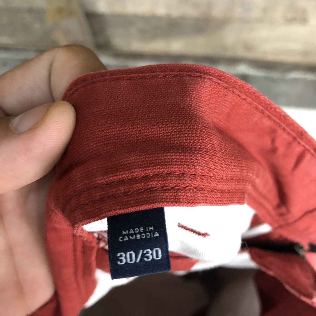 Gap Red Multipocket Tactical Cargo Pants #4385