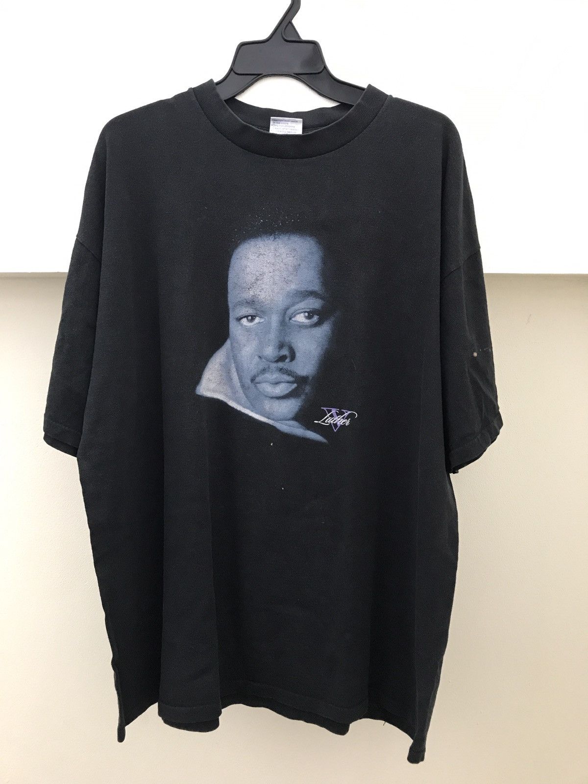 Vintage 90s Luther Vandross Power Of Love Promo Tee R&B XL