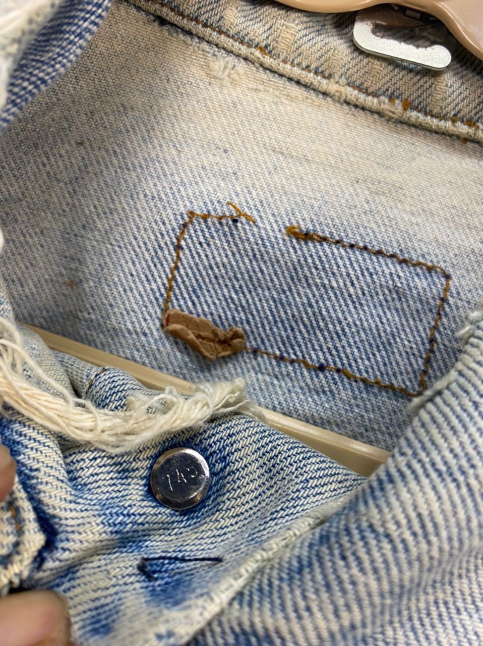 Levi's Vintage Levi’s distressed denim custom jacket Size US M / EU 48-50 / 2 - 5 Thumbnail