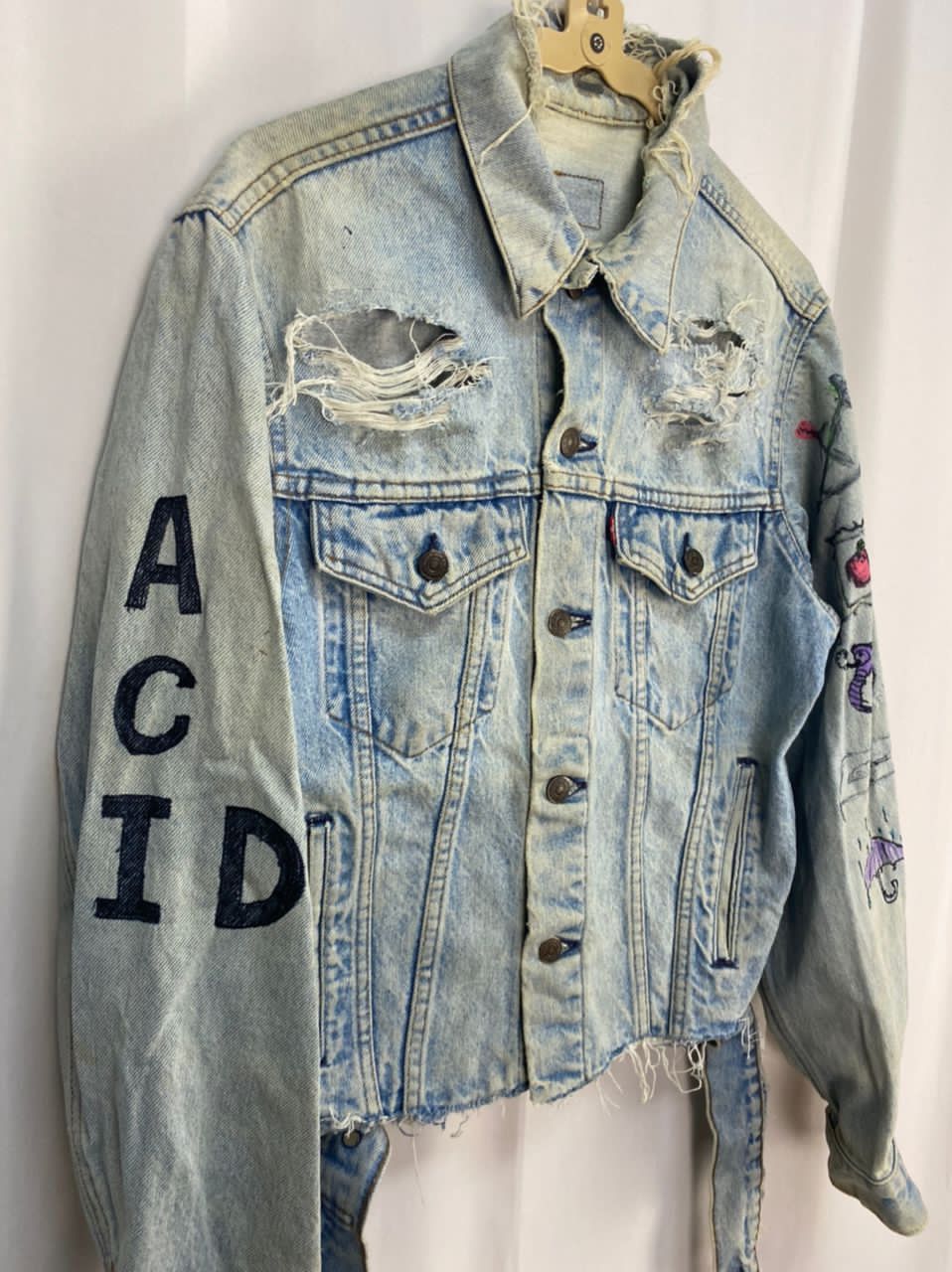 Levi's Vintage Levi’s distressed denim custom jacket Size US M / EU 48-50 / 2 - 3 Thumbnail