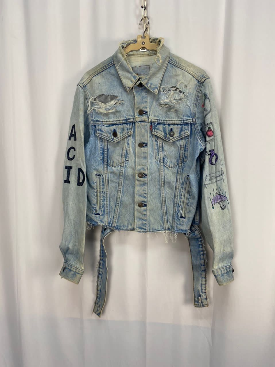 Levi's Vintage Levi’s distressed denim custom jacket Size US M / EU 48-50 / 2 - 10 Thumbnail