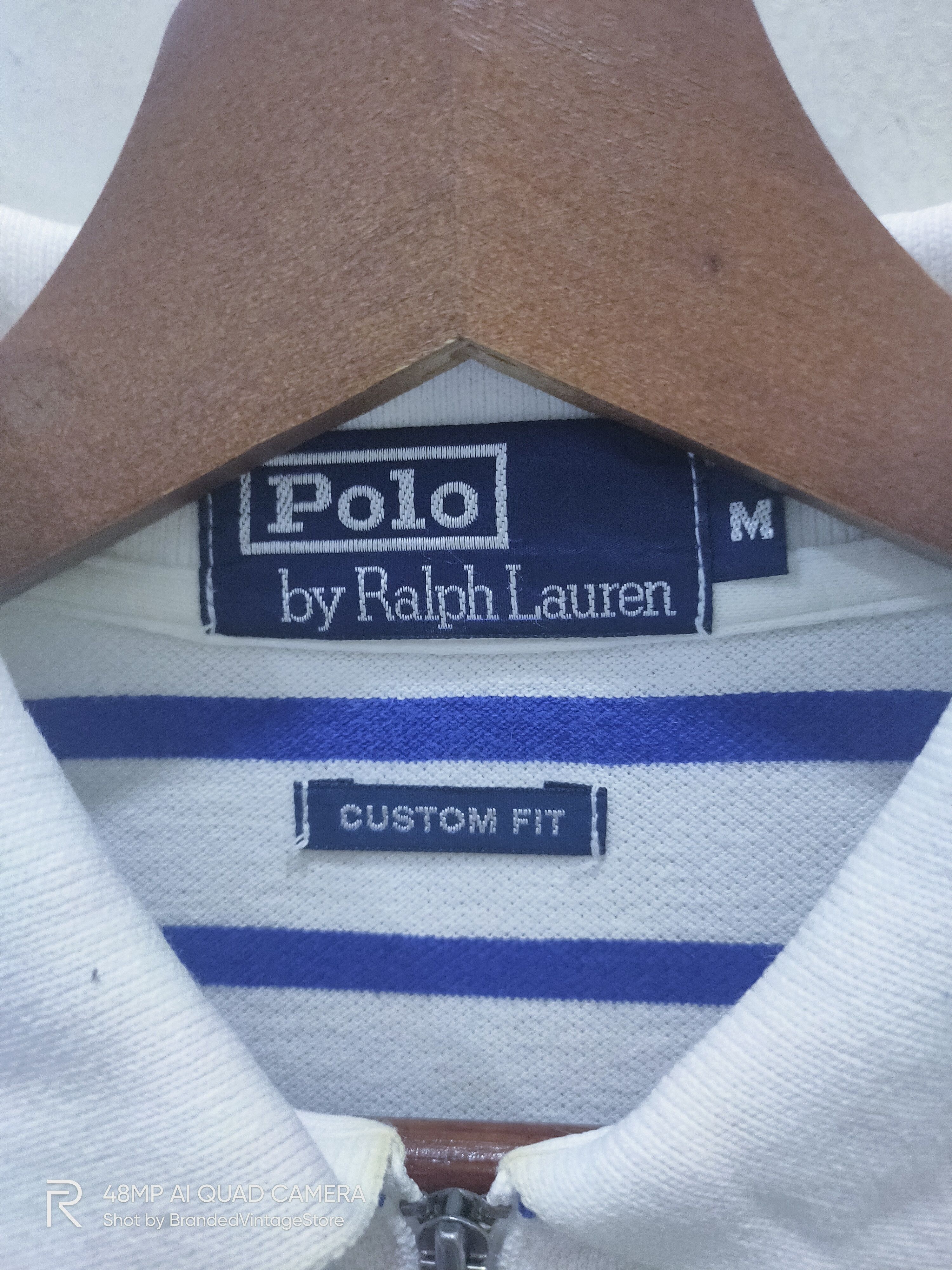 Polo Ralph Lauren × Ralph Lauren Vintage POLO RALPH LAUREN SPORT Deadstock Zipper Polo Shirt Size US M / EU 48-50 / 2 - 5 Thumbnail
