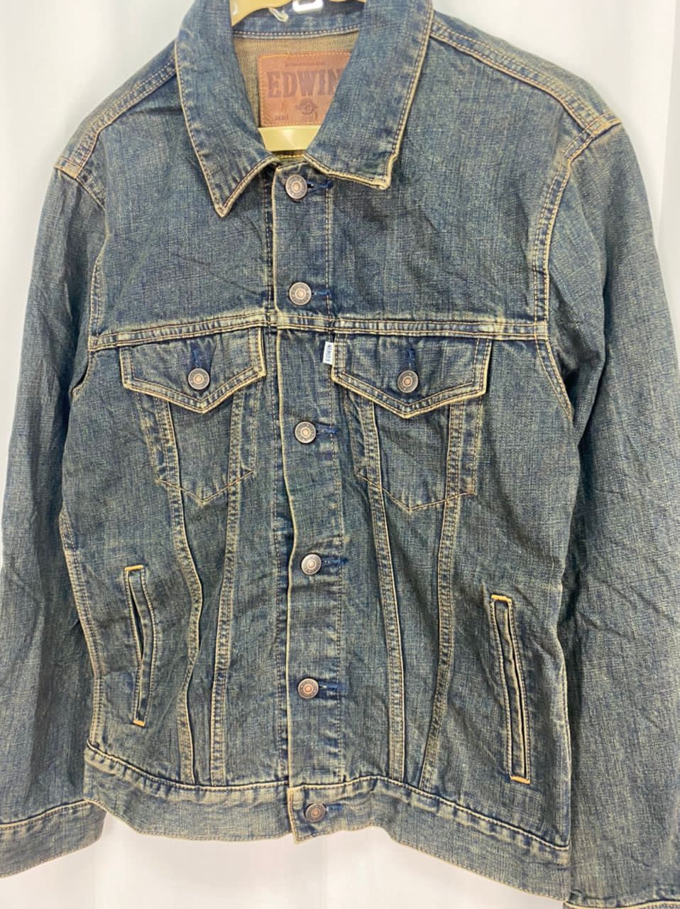Edwin × Japanese Brand Edwin distressed denim jacket Size US S / EU 44-46 / 1 - 9 Thumbnail