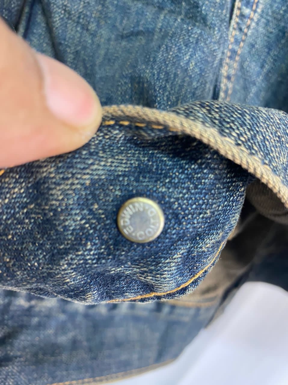 Edwin × Japanese Brand Edwin distressed denim jacket Size US S / EU 44-46 / 1 - 6 Thumbnail