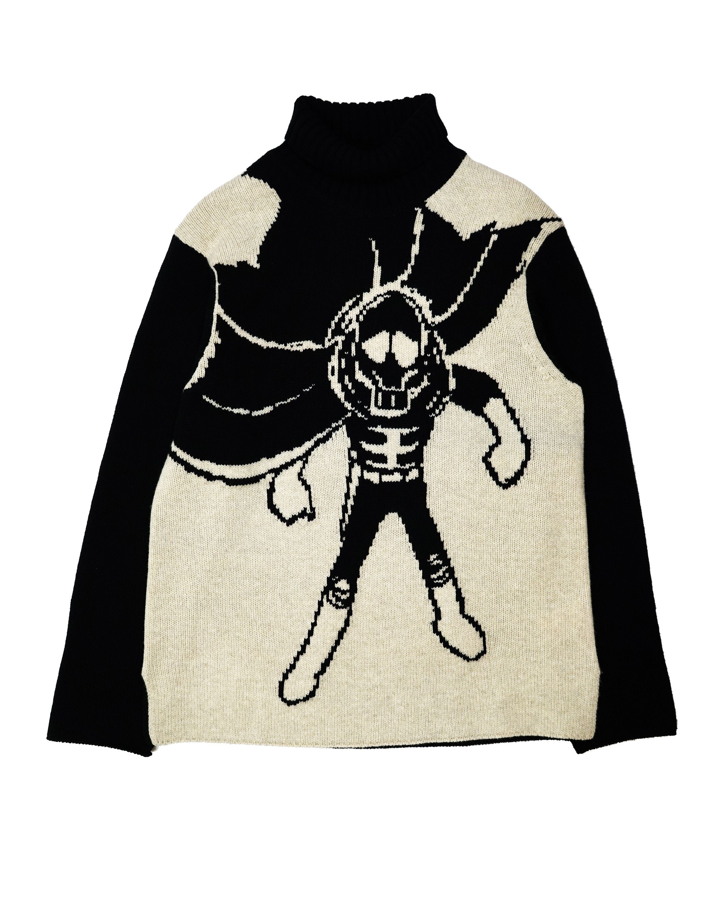 image of Yohji Yamamoto Ss18 "black Ghost" Cyborg 009 Turtleneck, Men's (Size Large)