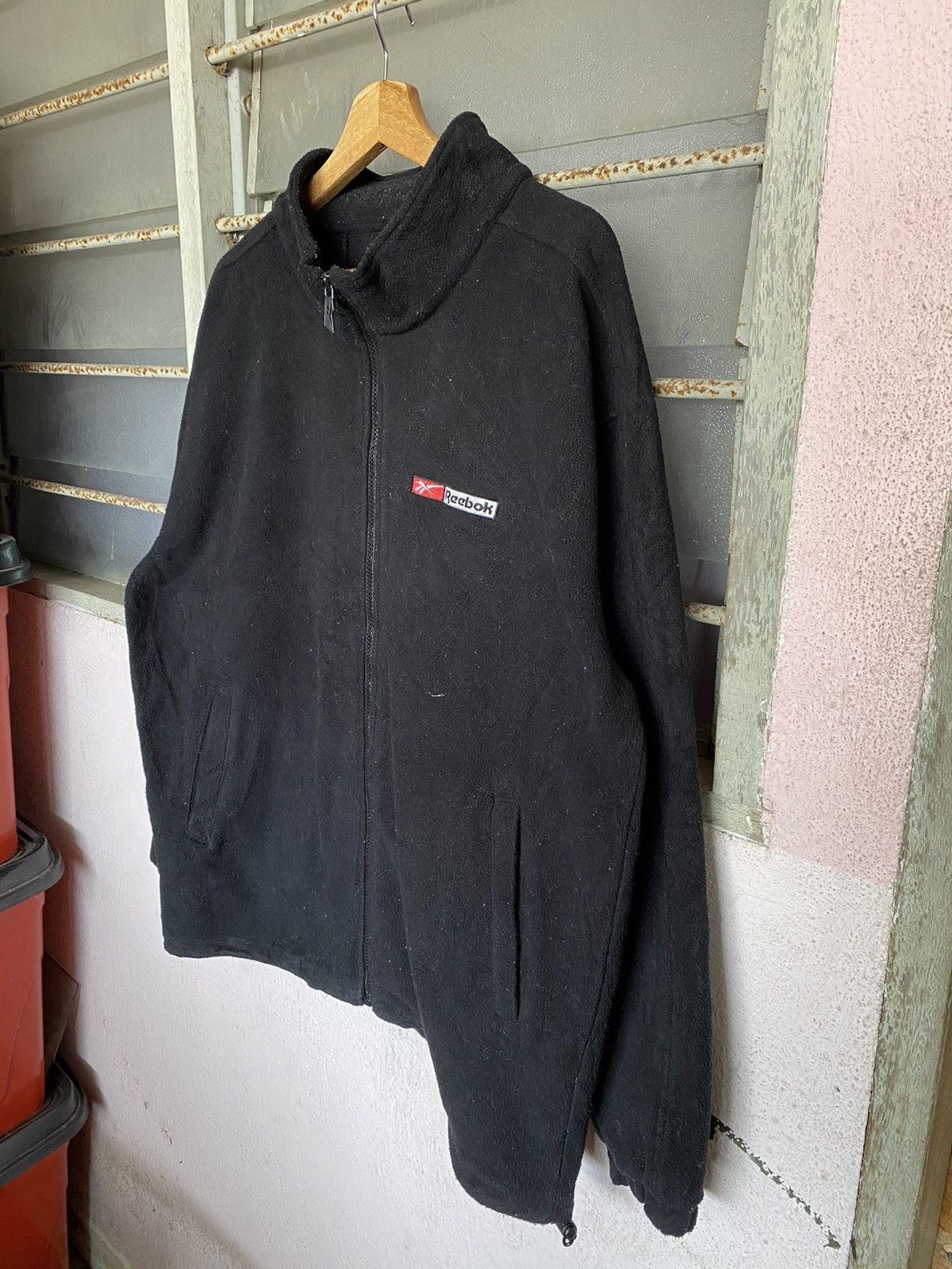 Reebok ⚡️Steals⚡️ Reebok Embroidery Fleece Jacket Size US L / EU 52-54 / 3 - 3 Thumbnail