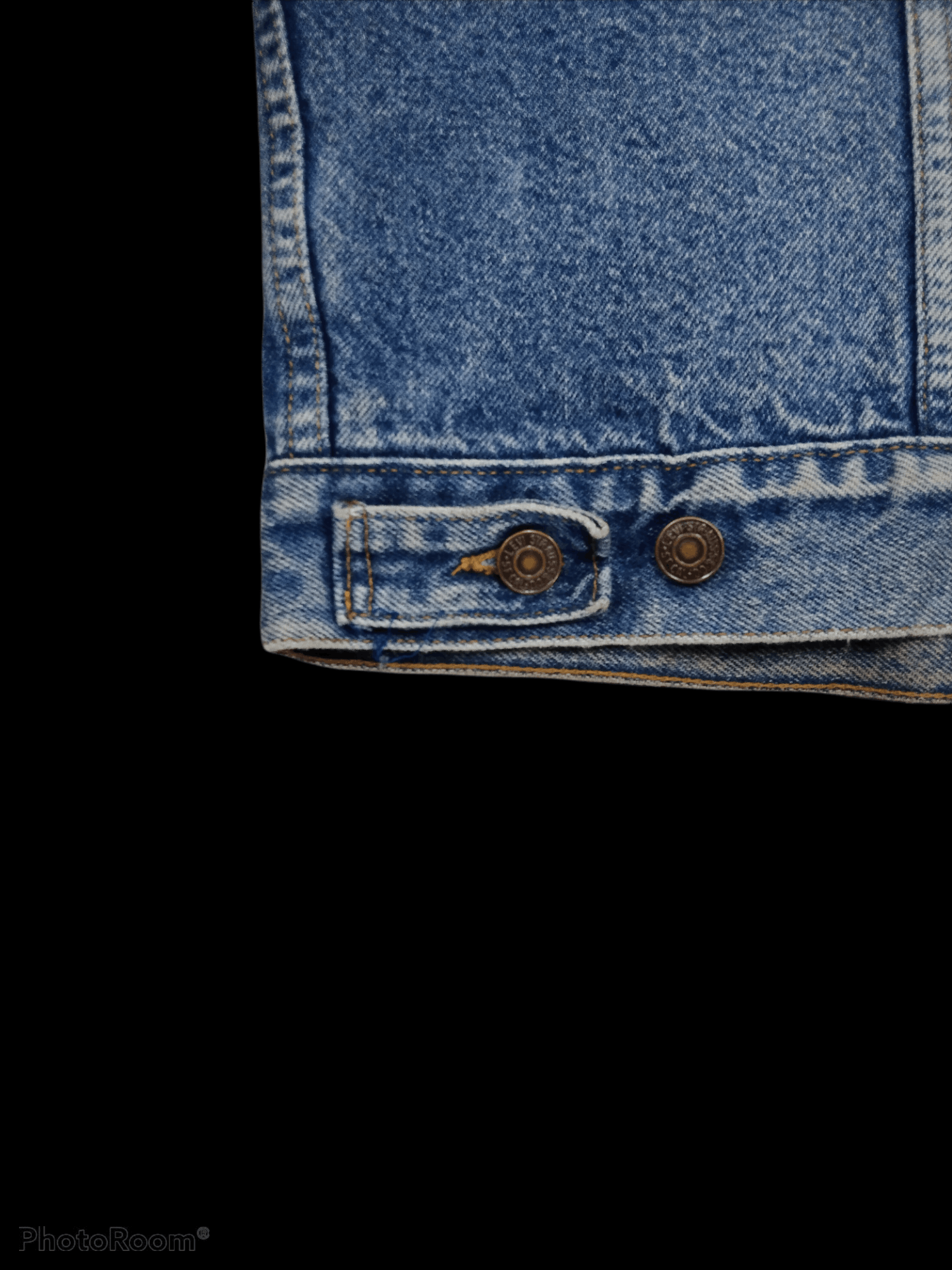 Levi's Vintage Clothing DiSTRESSED LEVIS DENIM LINED BLANKED JACKET Size US L / EU 52-54 / 3 - 3 Thumbnail