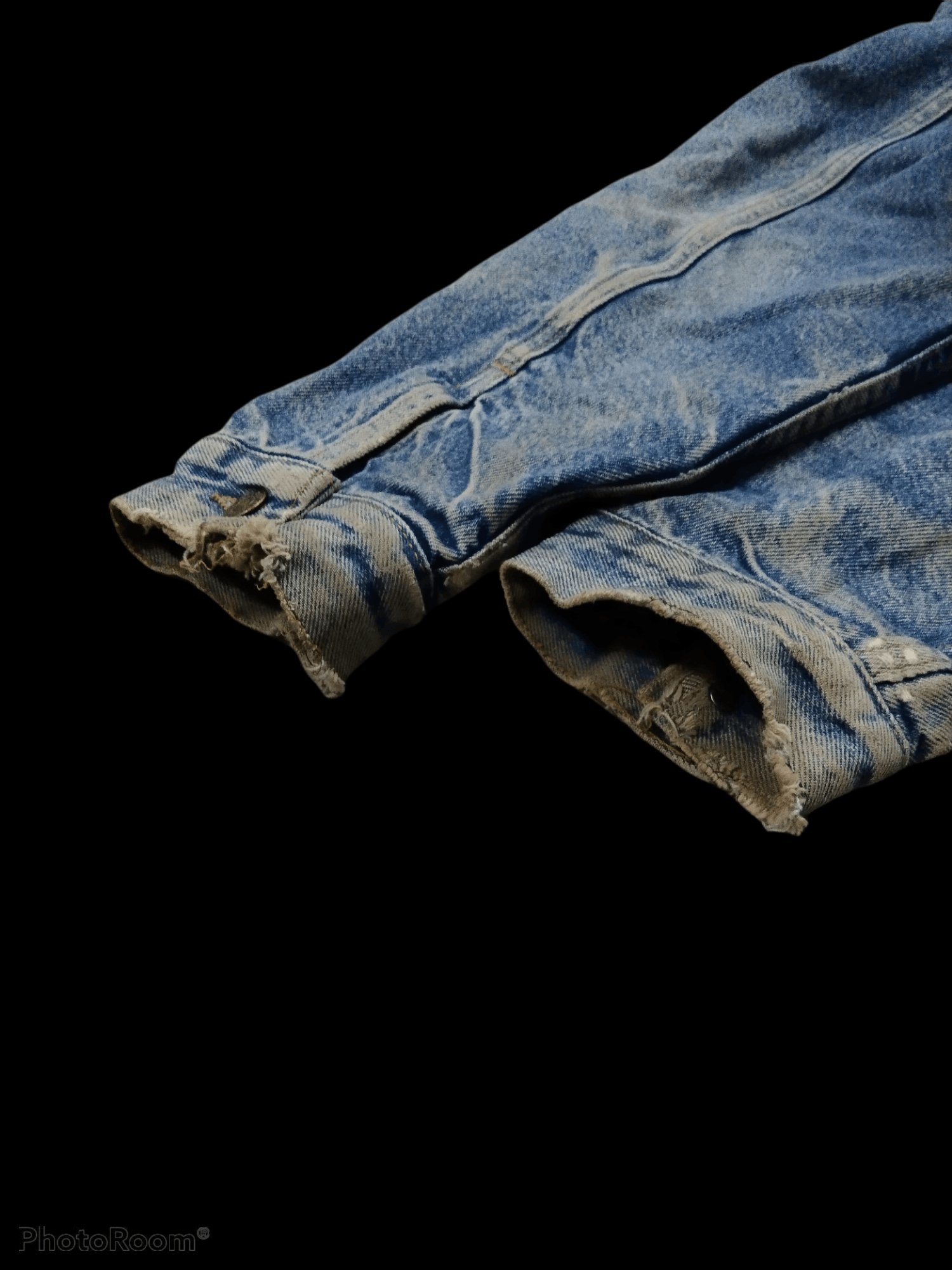 Levi's Vintage Clothing DiSTRESSED LEVIS DENIM LINED BLANKED JACKET Size US L / EU 52-54 / 3 - 5 Thumbnail