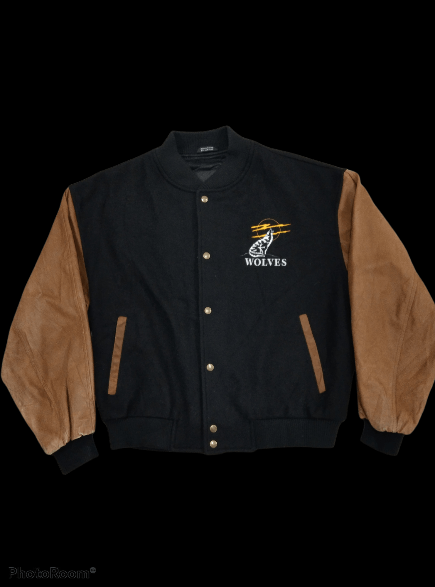 Leather TREELINE VARSITY WOOL/LEATHER JACKET MADE IN CANADA Size US XL / EU 56 / 4 - 2 Thumbnail