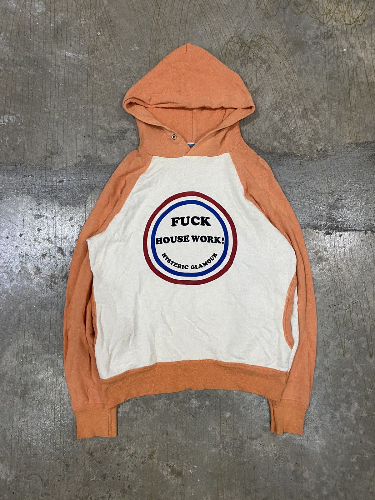 Hysteric Glamour 1998 Hysteric Fuck House Work raglan hoodie Size M / US 6-8 / IT 42-44 - 3 Thumbnail