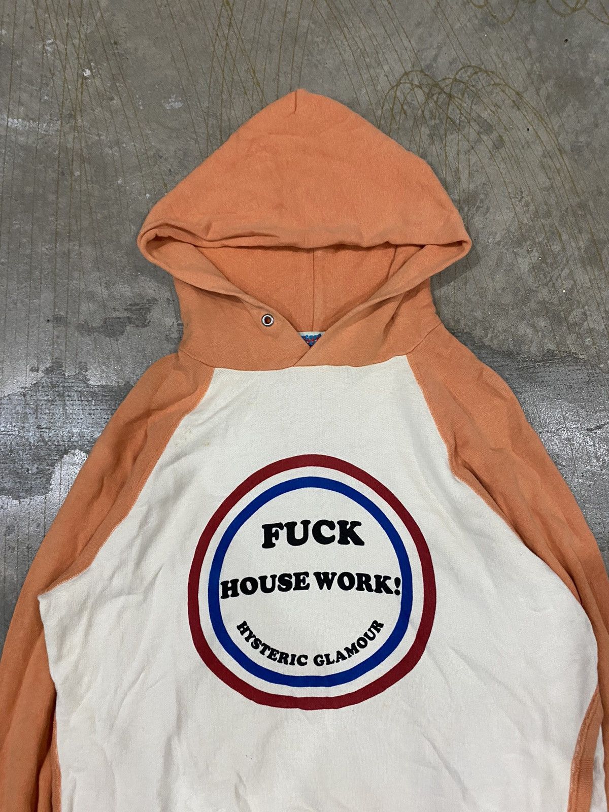 Hysteric Glamour 1998 Hysteric Fuck House Work raglan hoodie Size M / US 6-8 / IT 42-44 - 4 Thumbnail