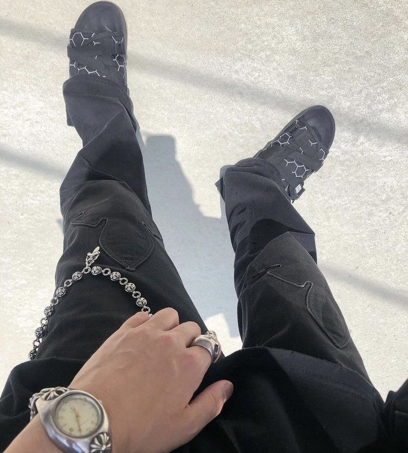 Chrome Hearts Le Fleur Back Zips Jeans Size US 31 - 22 Thumbnail